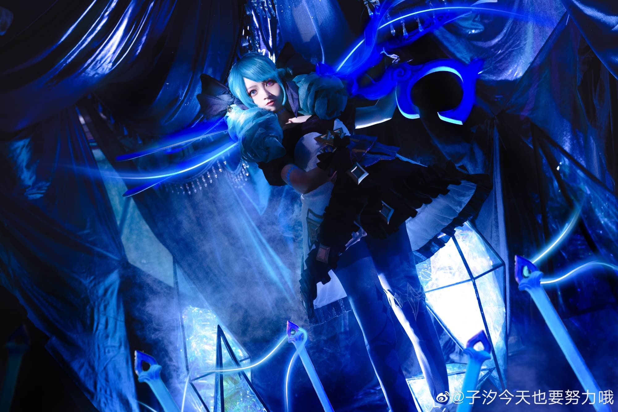 【COS】剪刀、针头、线团,我的主人用这些工具创造了我,我不会让她的天赋白白浪费 英雄联盟@子汐今天也要努力哦 COSPLAY-第8张