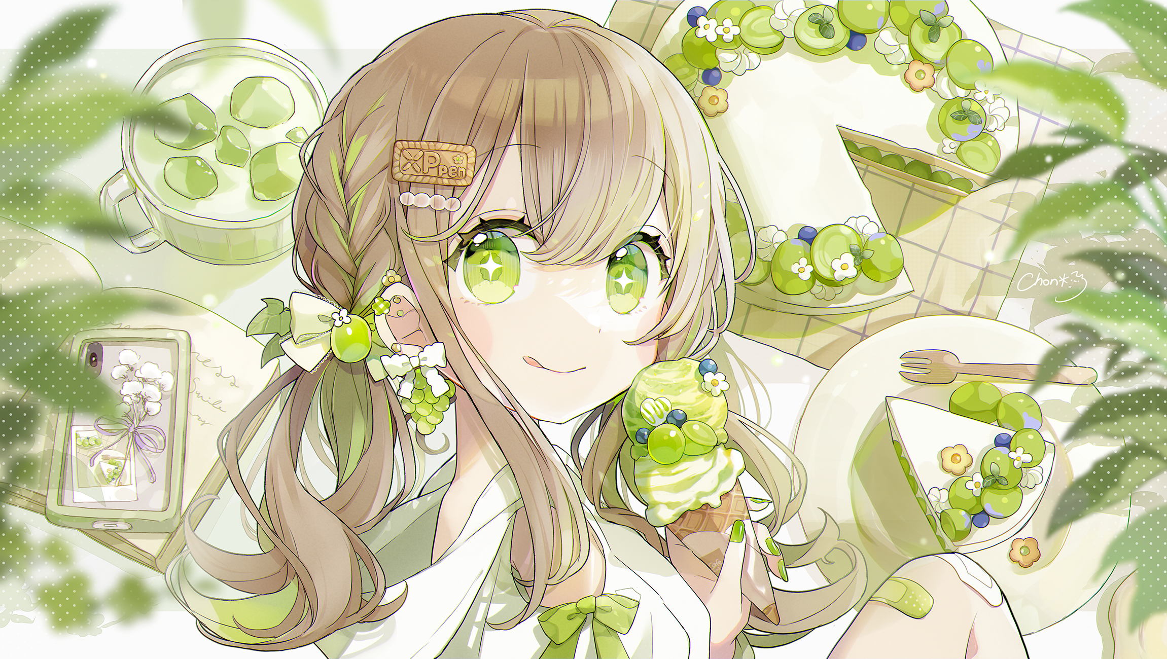 【插画美图】萌萌哒的小萝莉，把我的心都融化了，日本插画师ちょん＊的作品第二期 P站画师-第2张
