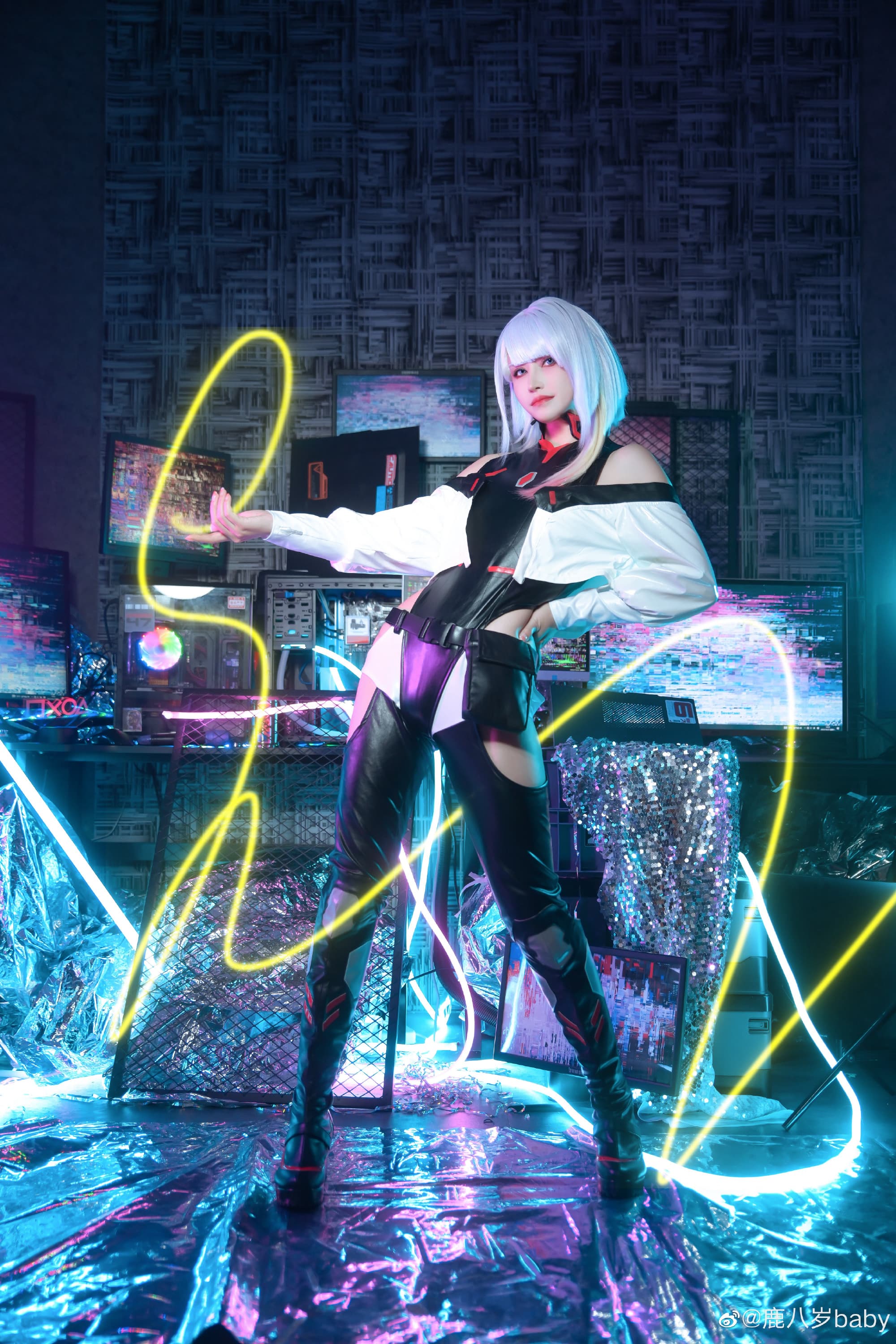 【COS】赛博朋克2077 赛博边缘行者：露西@鹿八岁baby COSPLAY-第2张