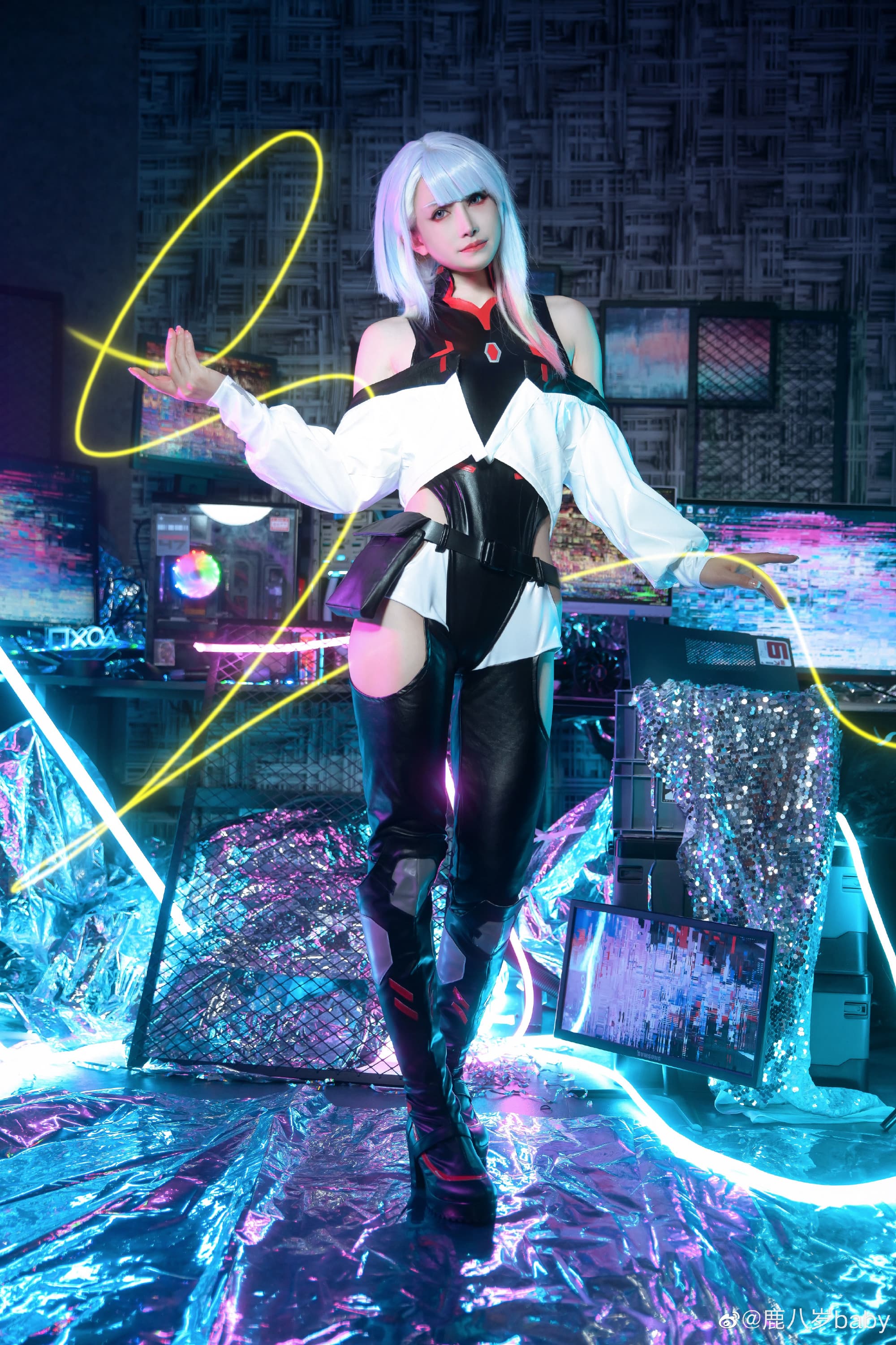 【COS】赛博朋克2077 赛博边缘行者：露西@鹿八岁baby COSPLAY-第3张