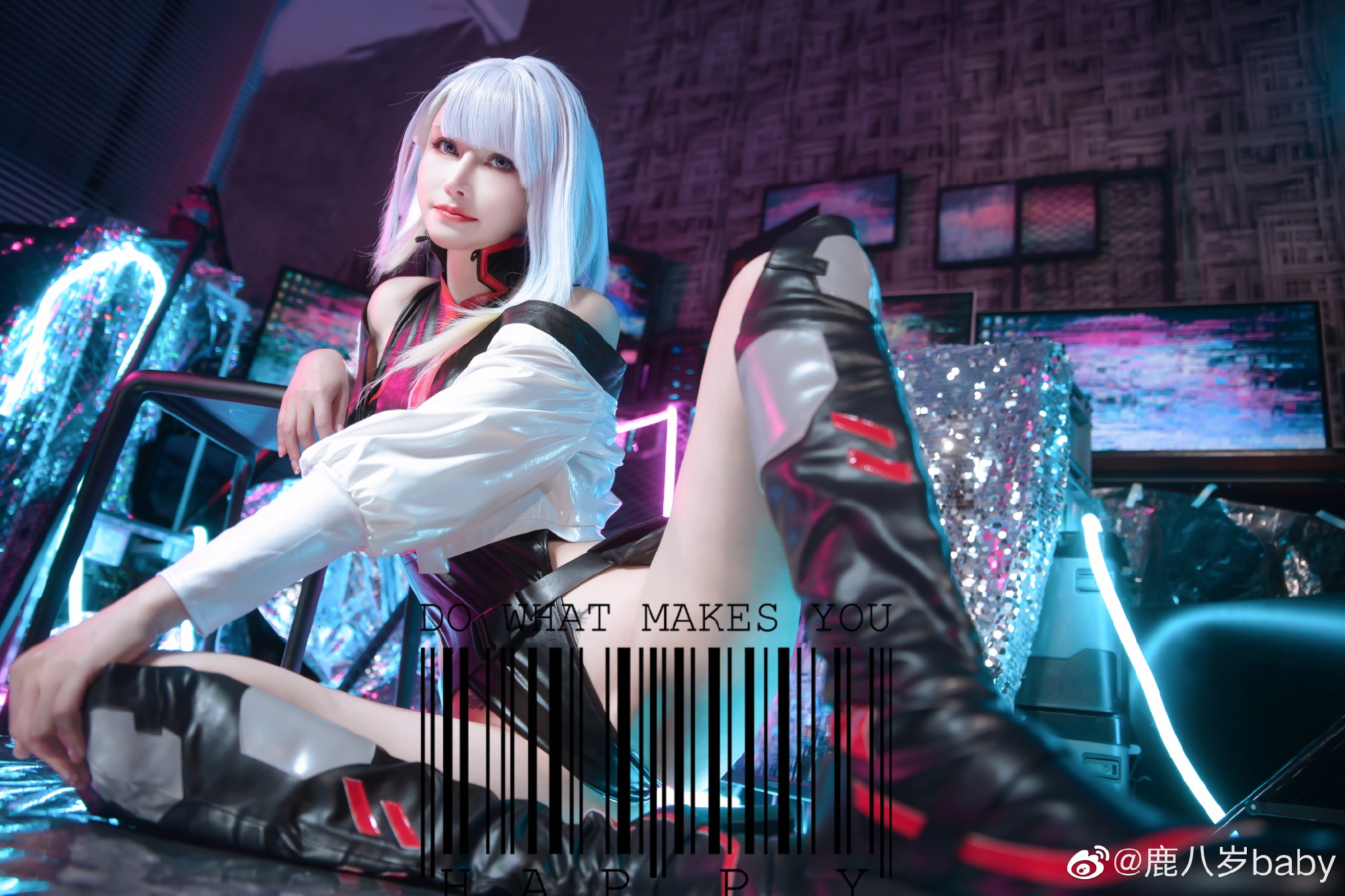 【COS】赛博朋克2077 赛博边缘行者：露西@鹿八岁baby COSPLAY-第4张