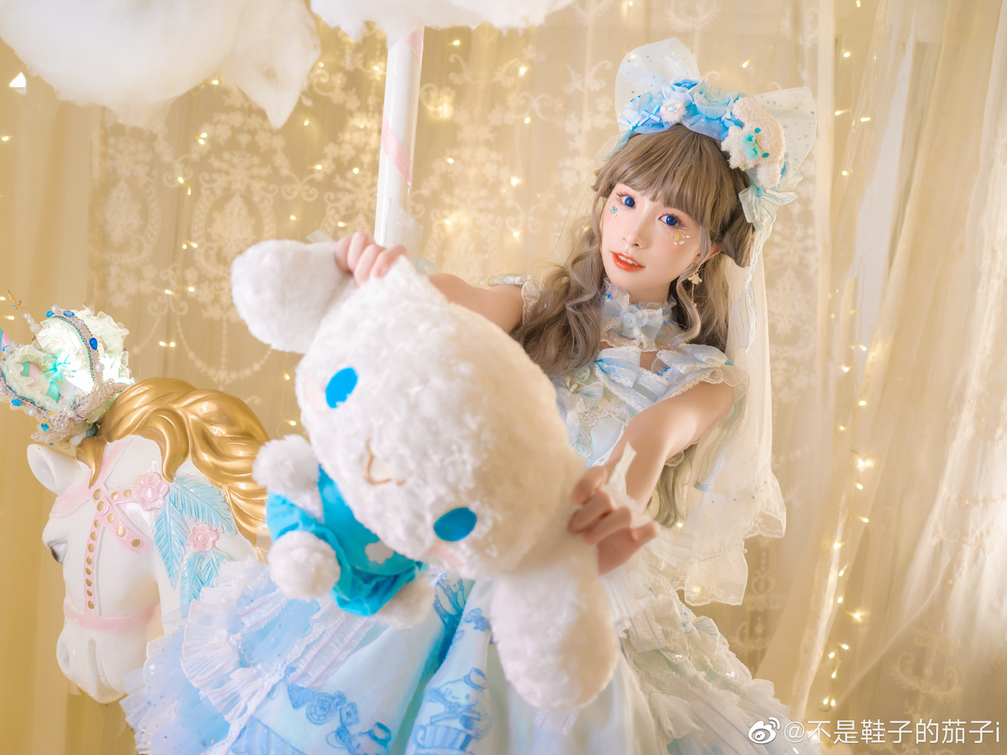 【COS】少女的祈祷恋文 漫漫老师拍得好好！小裙砸真好看💙！！​​​@不是鞋子的茄子i COSPLAY-第1张