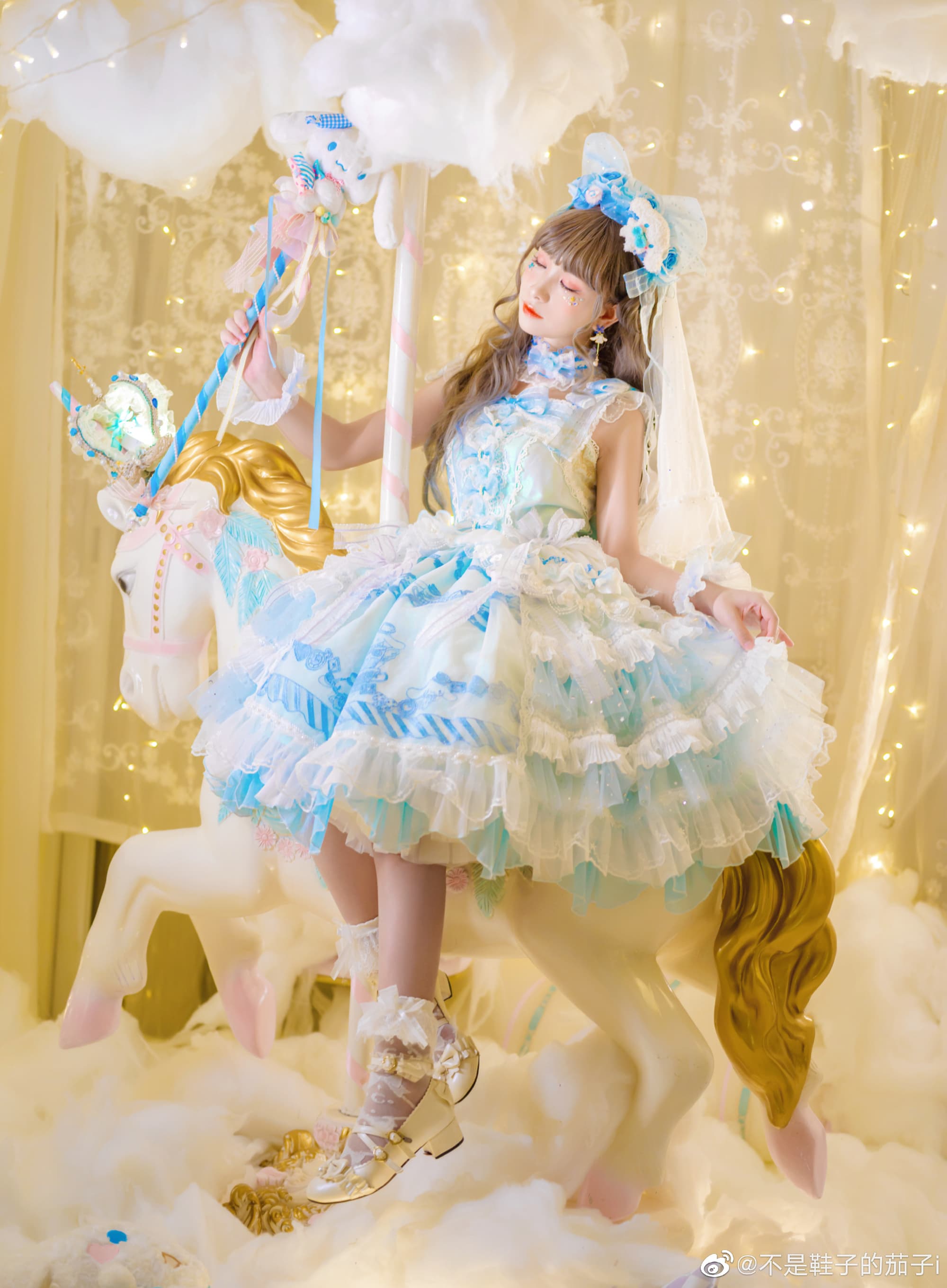 【COS】少女的祈祷恋文 漫漫老师拍得好好！小裙砸真好看💙！！​​​@不是鞋子的茄子i COSPLAY-第8张