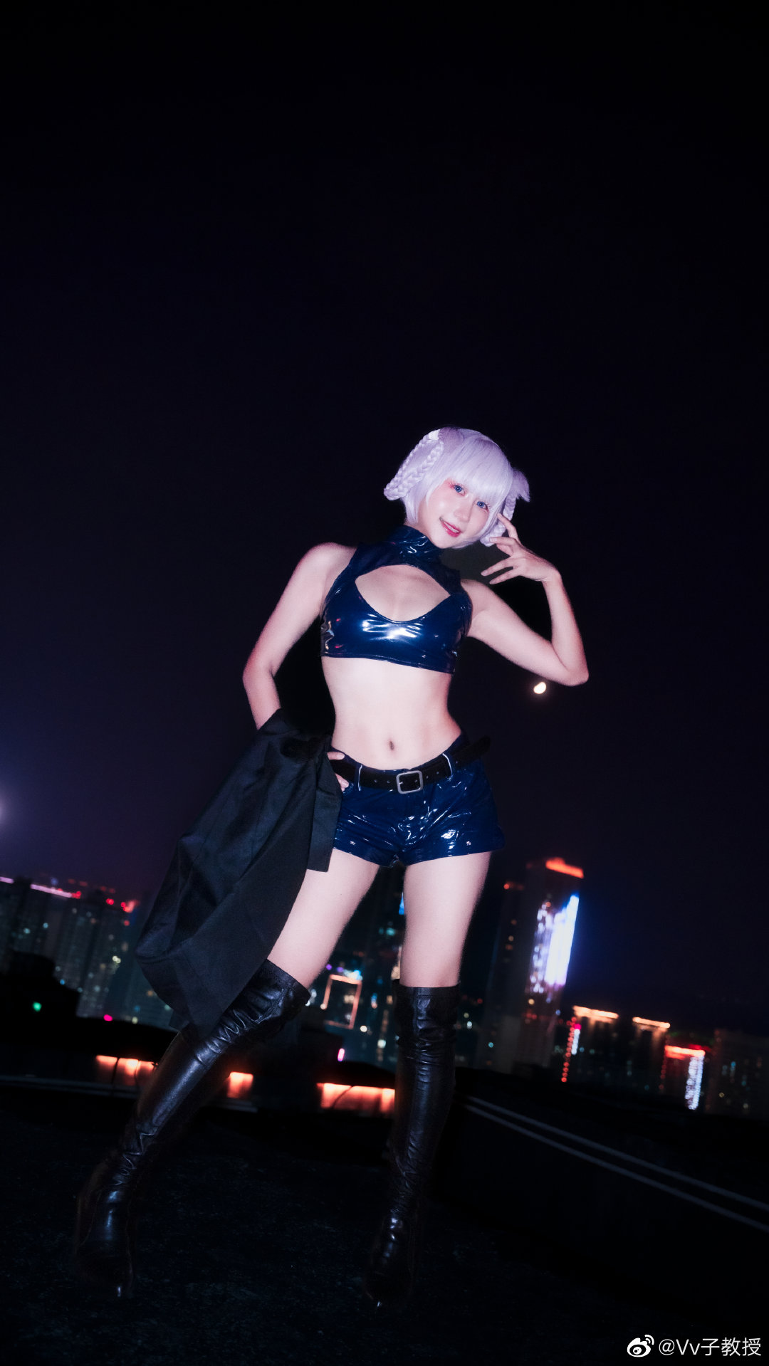 【COS】睡不着吗？少年 彻夜之歌 七草荠@Vv子教授 COSPLAY-第1张