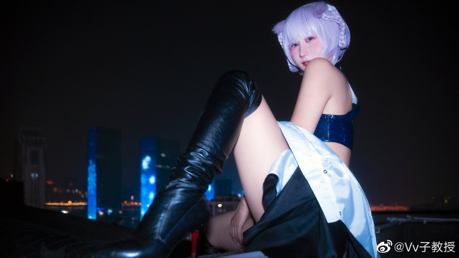 【COS】睡不着吗？少年 彻夜之歌 七草荠@Vv子教授 COSPLAY-第9张