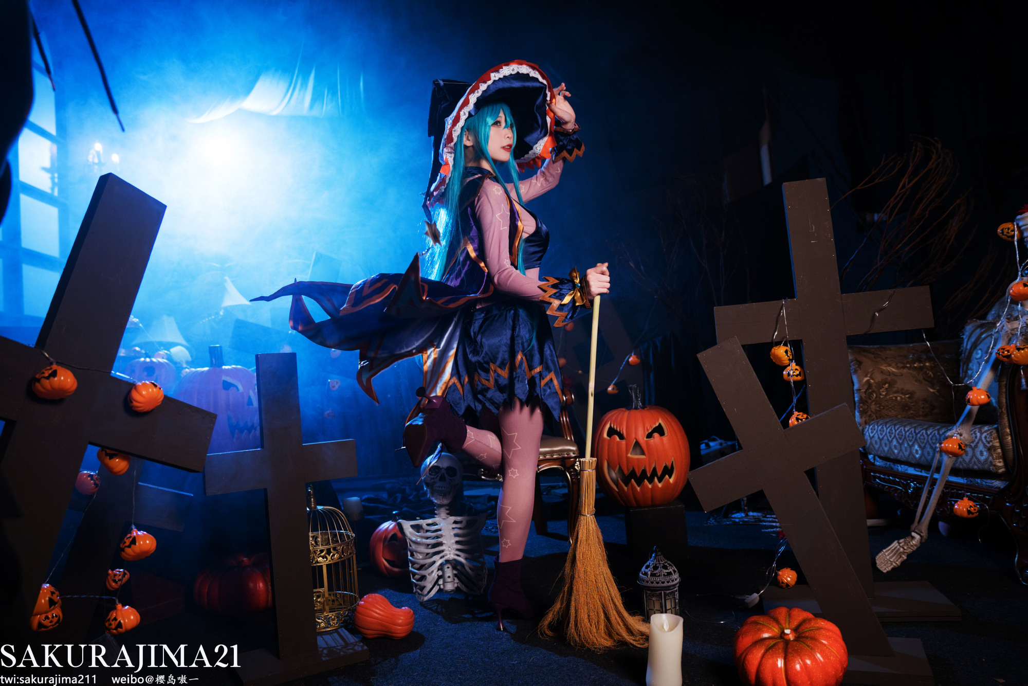 【COS】约会大作战 七罪🎃（fake版？）@樱岛嗷一 COSPLAY-第2张