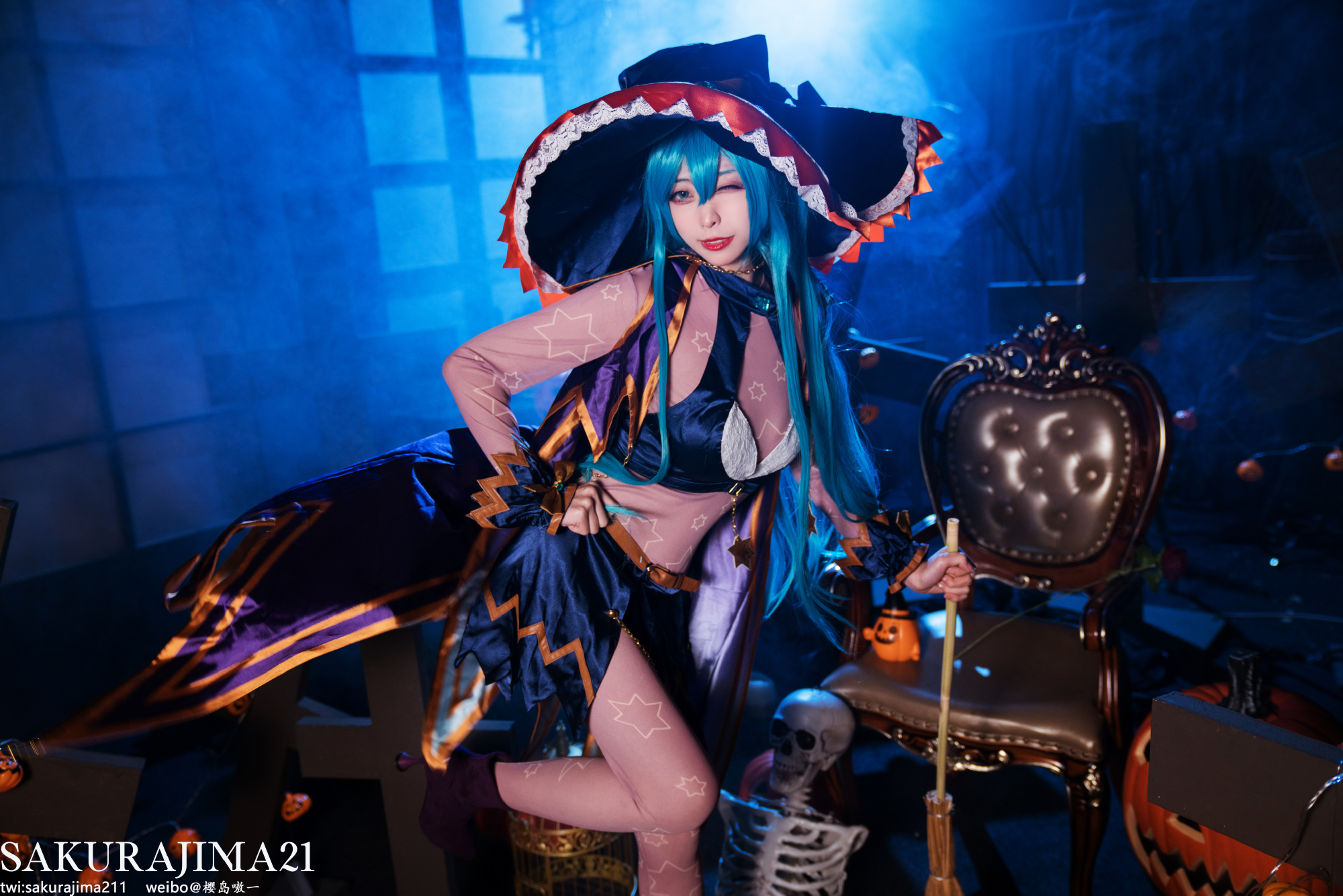【COS】约会大作战 七罪🎃（fake版？）@樱岛嗷一 COSPLAY-第5张