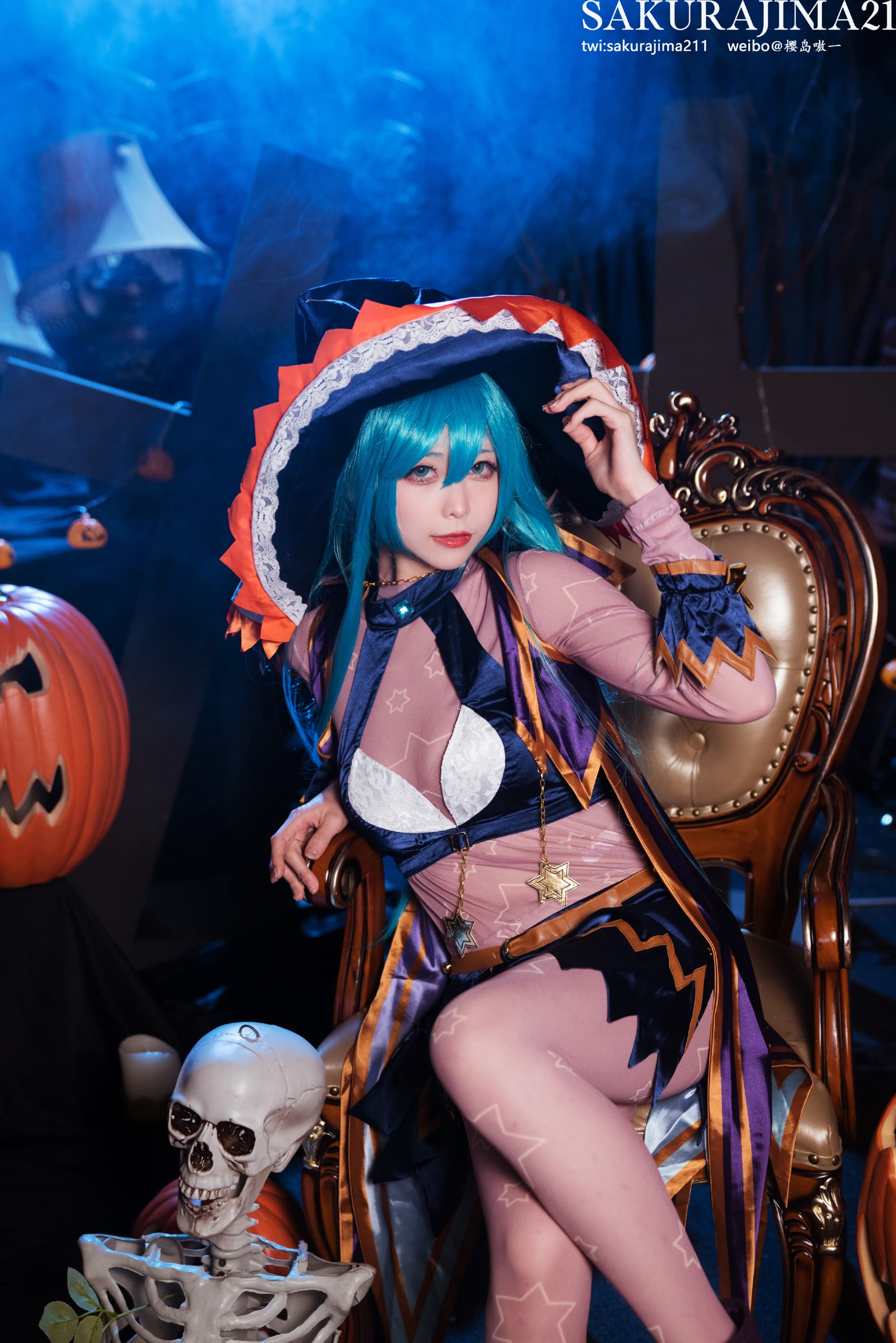 【COS】约会大作战 七罪🎃（fake版？）@樱岛嗷一 COSPLAY-第7张