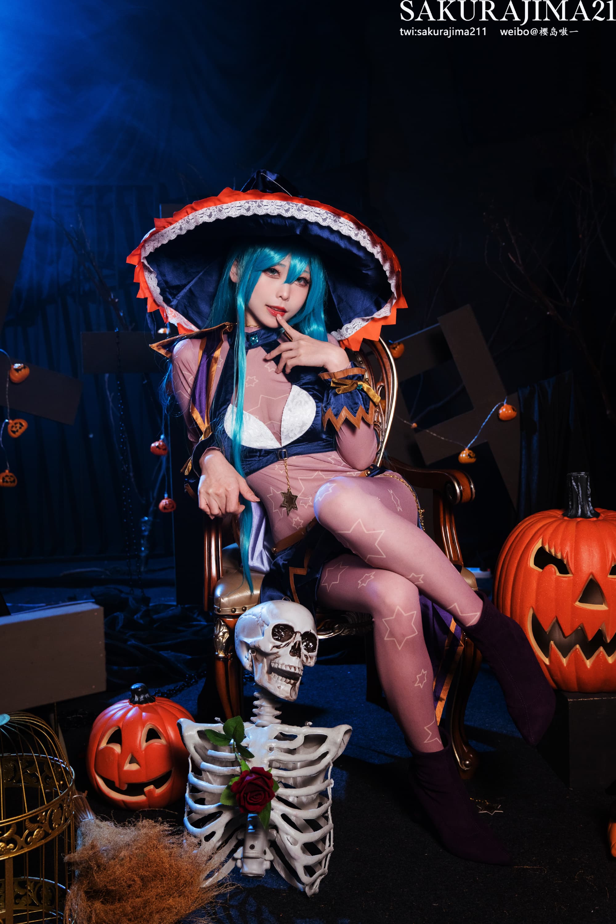 【COS】约会大作战 七罪🎃（fake版？）@樱岛嗷一 COSPLAY-第9张