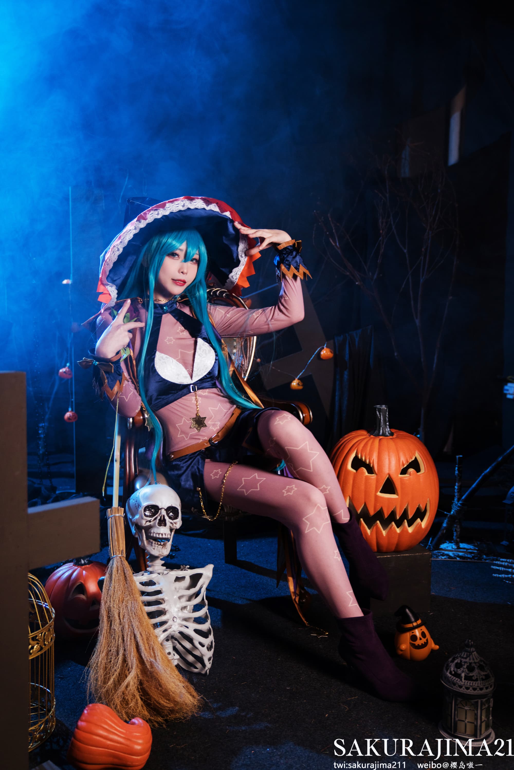 【COS】约会大作战 七罪🎃（fake版？）@樱岛嗷一 COSPLAY-第11张