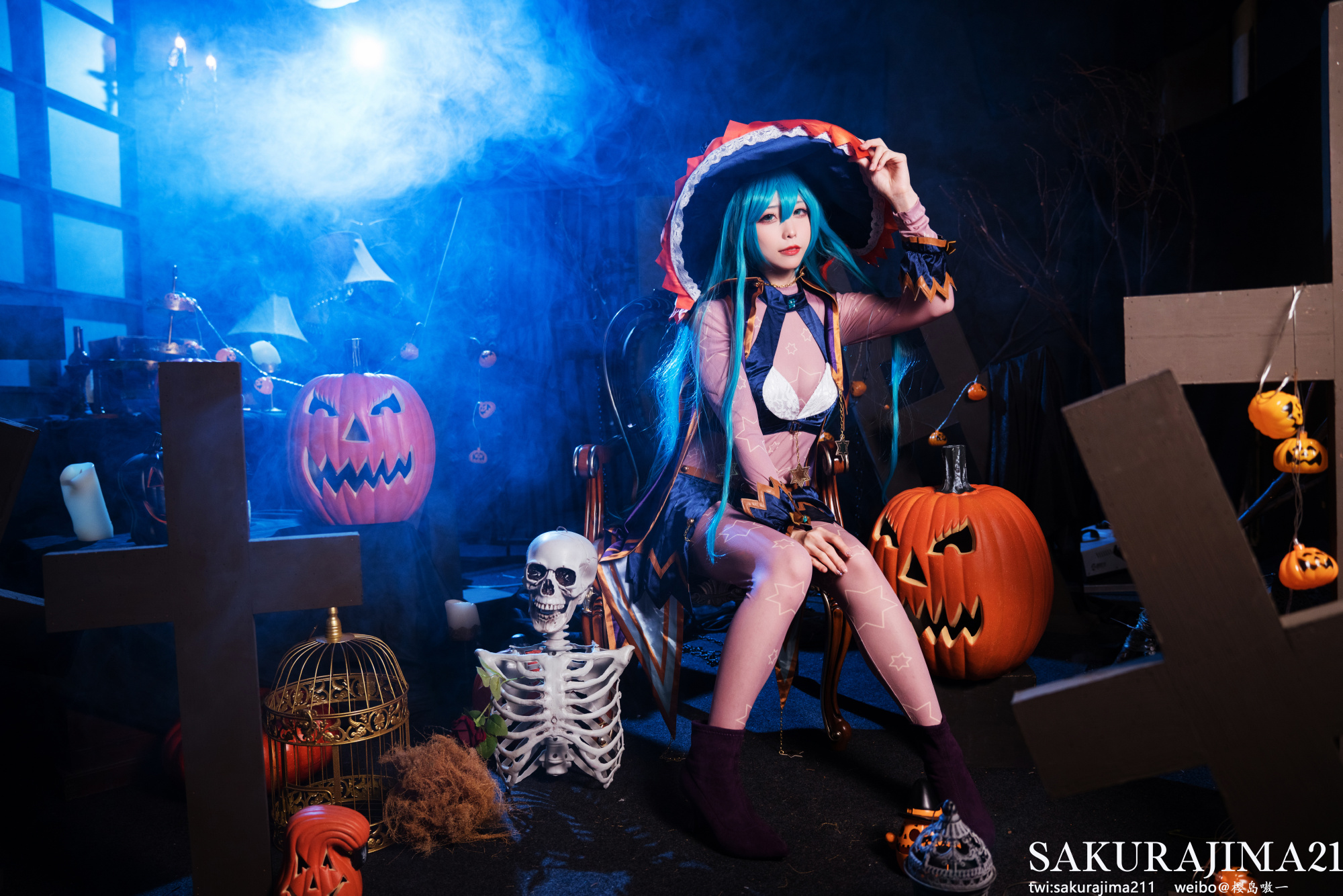 【COS】约会大作战 七罪🎃（fake版？）@樱岛嗷一 COSPLAY-第12张