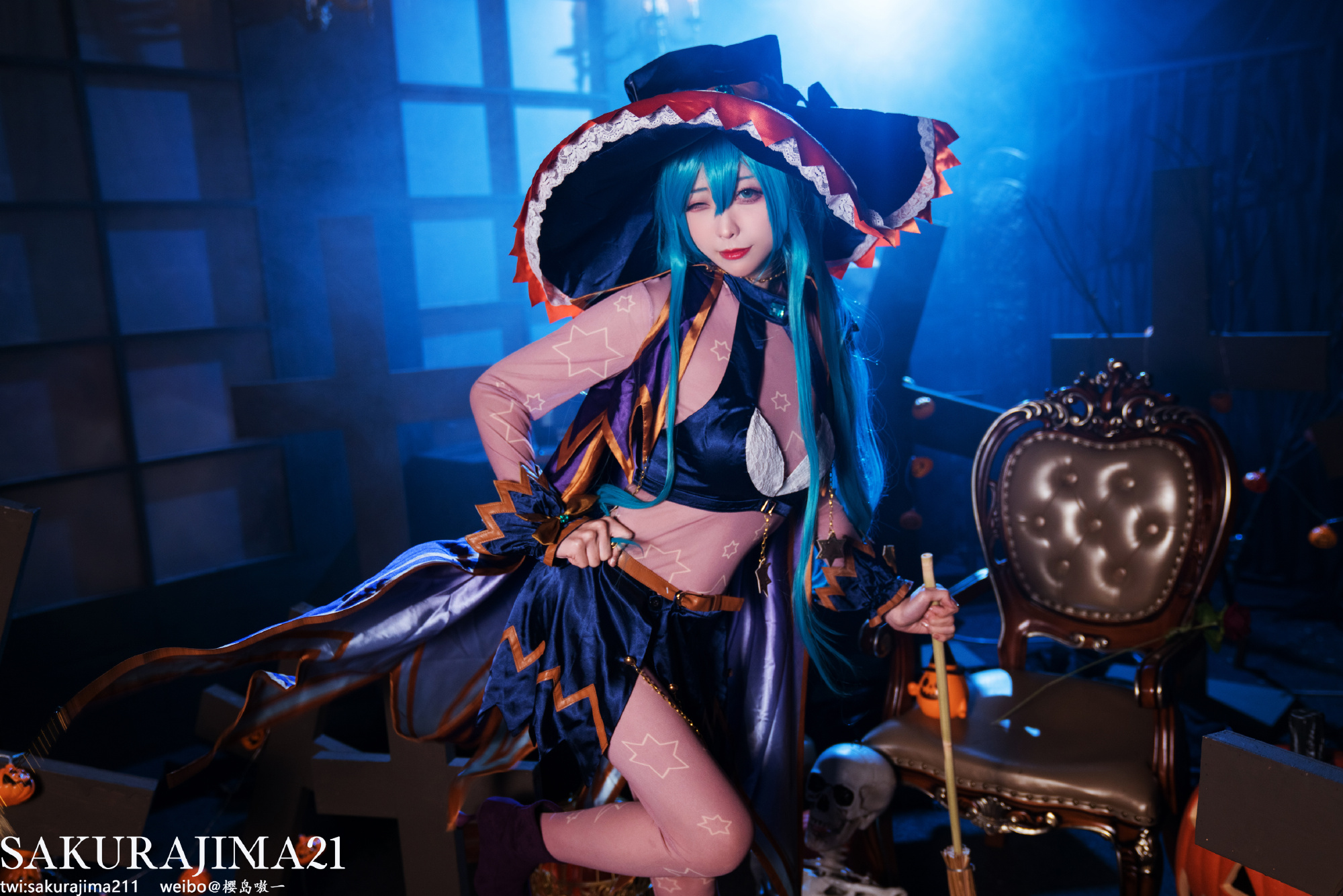 【COS】约会大作战 七罪🎃（fake版？）@樱岛嗷一 COSPLAY-第15张