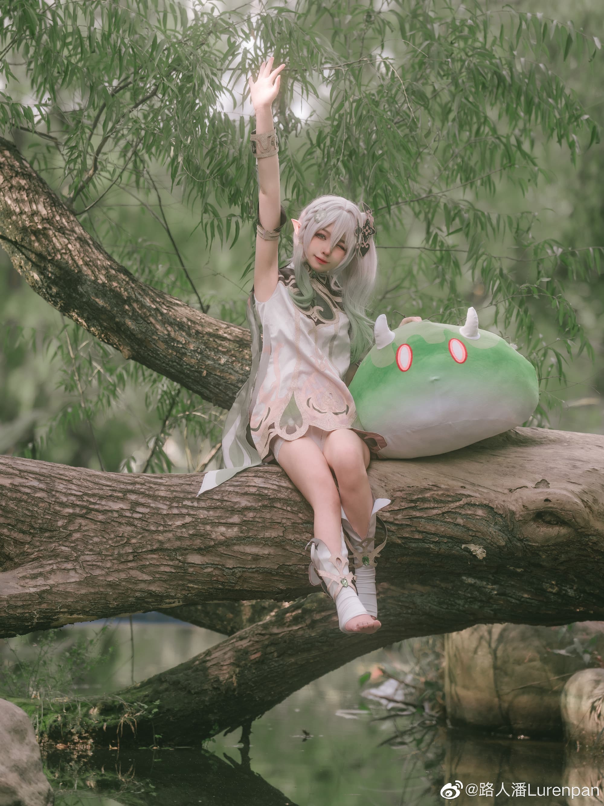 【COS】初期见面… 我叫纳西妲！🍃 I cos正片@白菜不白030 COSPLAY-第4张