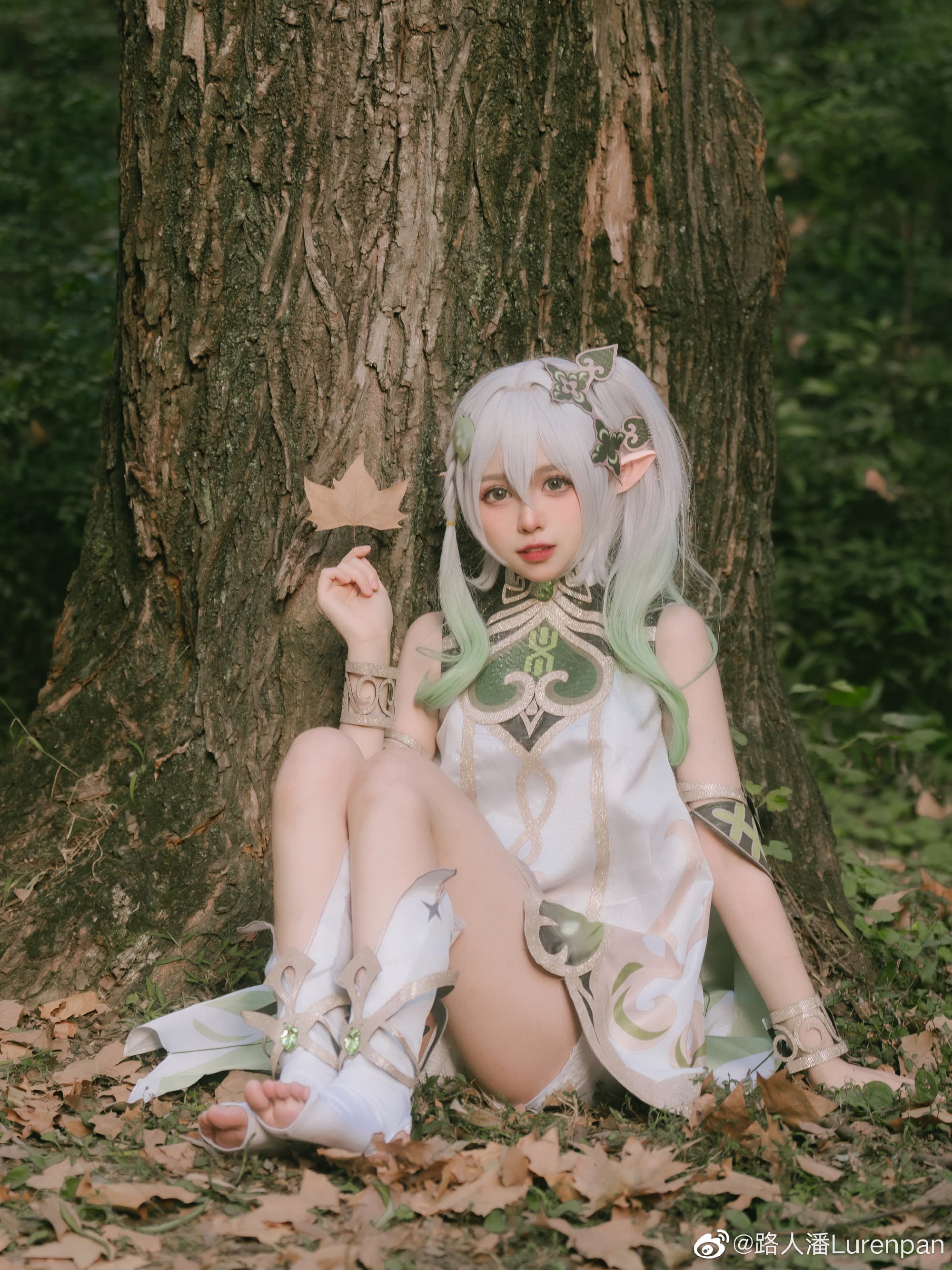 【COS】初期见面… 我叫纳西妲！🍃 I cos正片@白菜不白030 COSPLAY-第7张