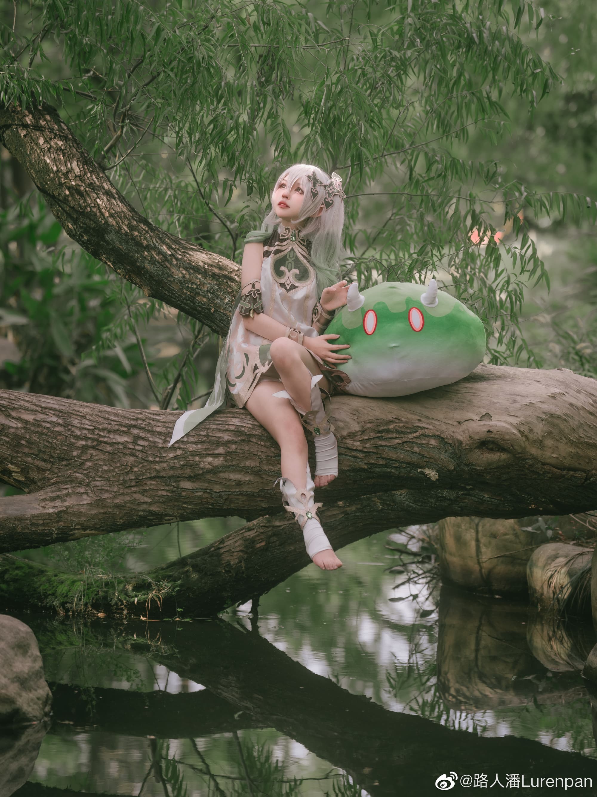 【COS】初期见面… 我叫纳西妲！🍃 I cos正片@白菜不白030 COSPLAY-第9张