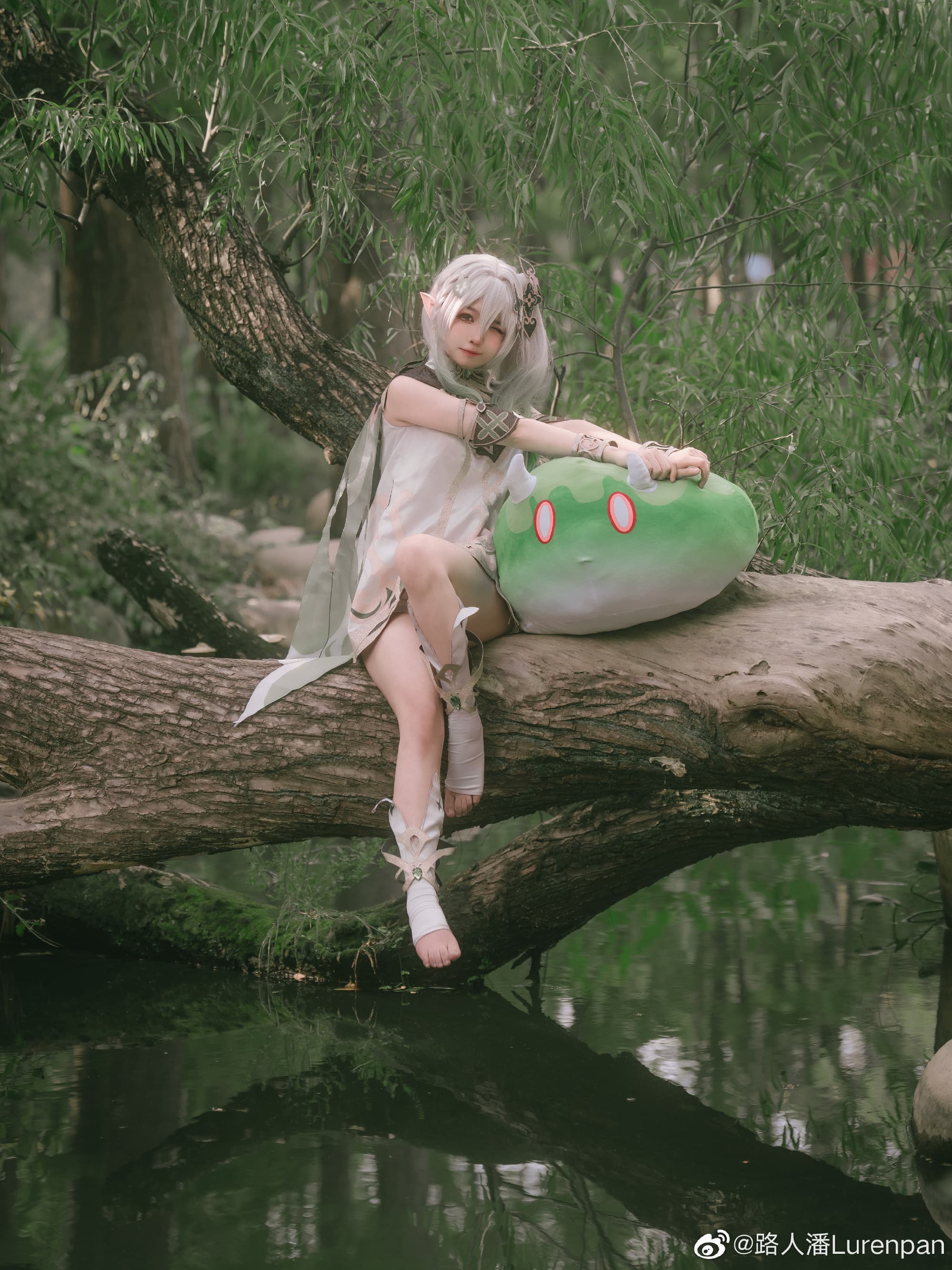 【COS】初期见面… 我叫纳西妲！🍃 I cos正片@白菜不白030 COSPLAY-第14张