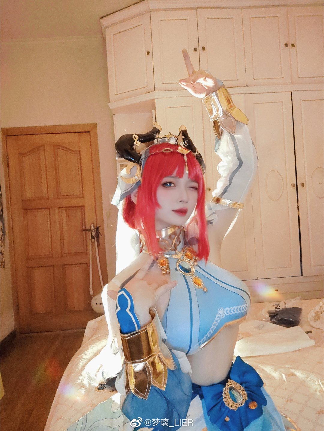 【COS】看好咯，这支舞献给你~ ​​​ 原神 妮露@梦璃_LIER COSPLAY-第2张