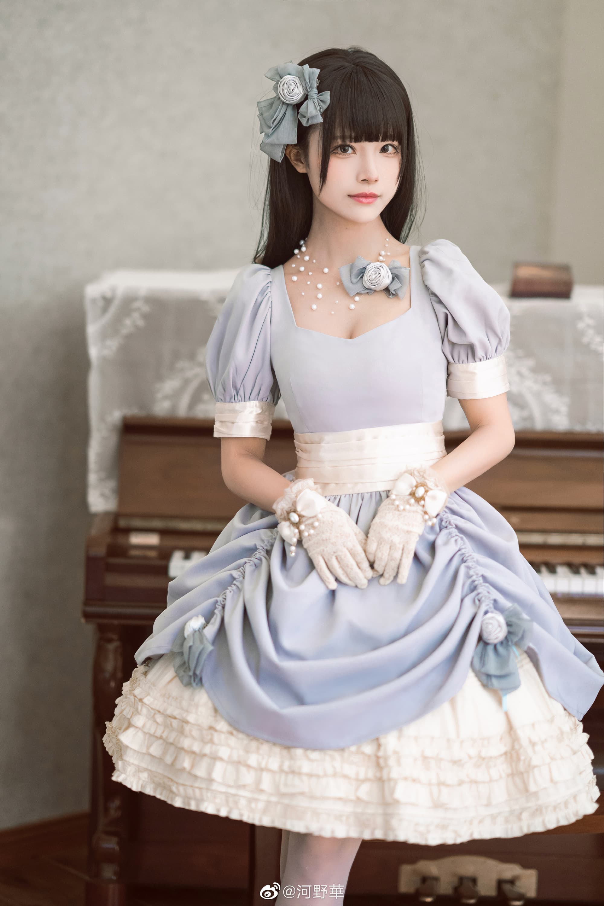 LOLITA   流动的盛宴✨你会应约而来吗💙@河野華 LOLITA-第1张