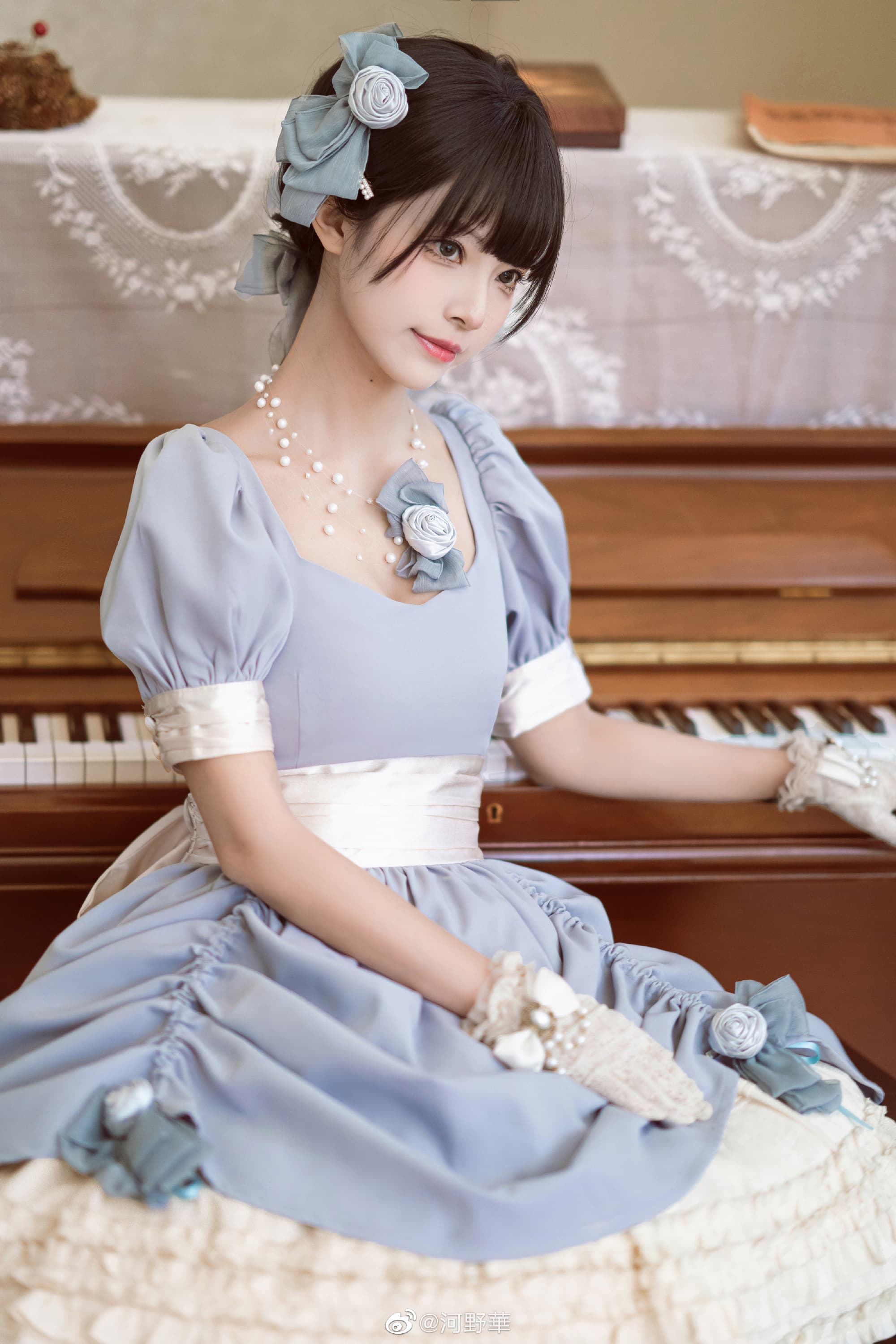 LOLITA   流动的盛宴✨你会应约而来吗💙@河野華 LOLITA-第5张