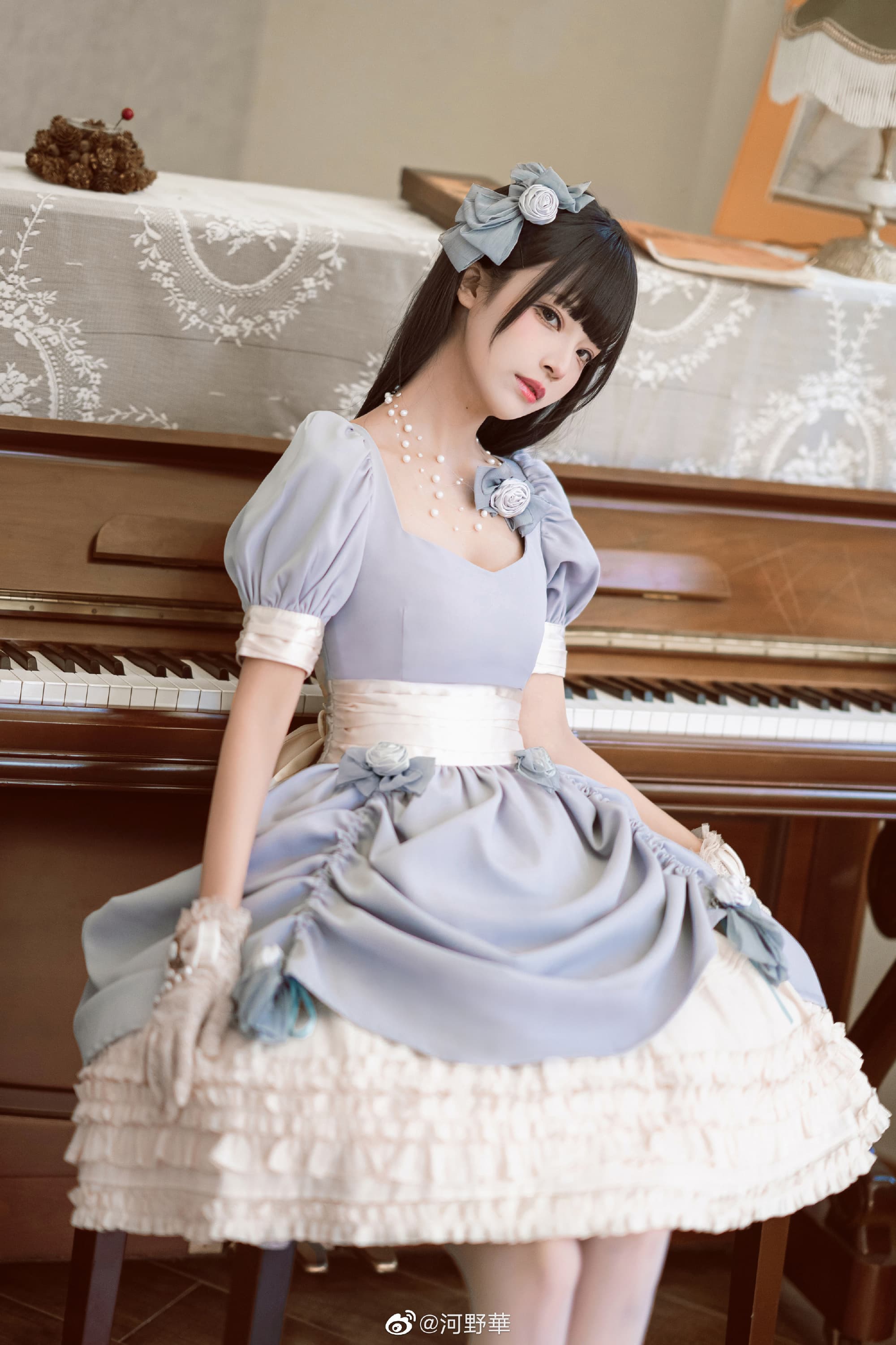 LOLITA   流动的盛宴✨你会应约而来吗💙@河野華 LOLITA-第9张