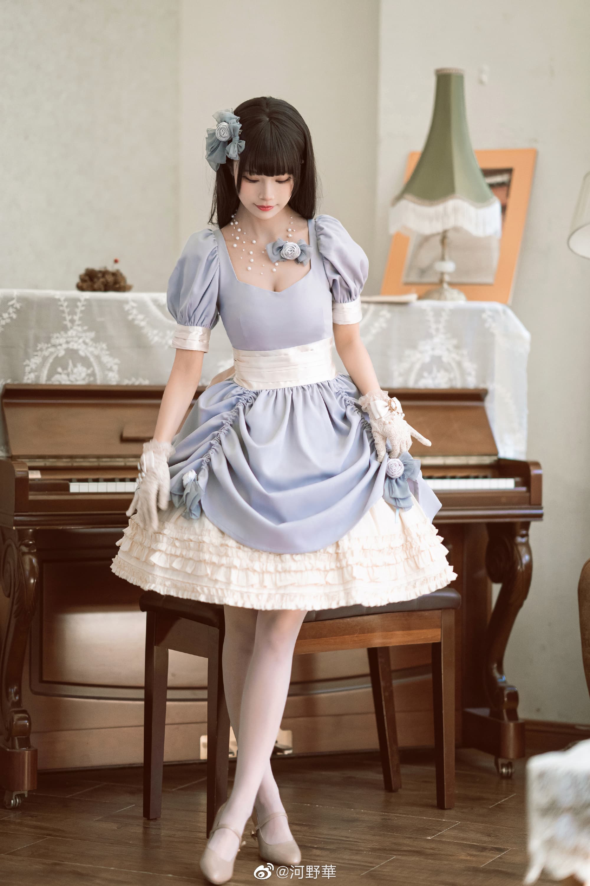 LOLITA   流动的盛宴✨你会应约而来吗💙@河野華 LOLITA-第11张