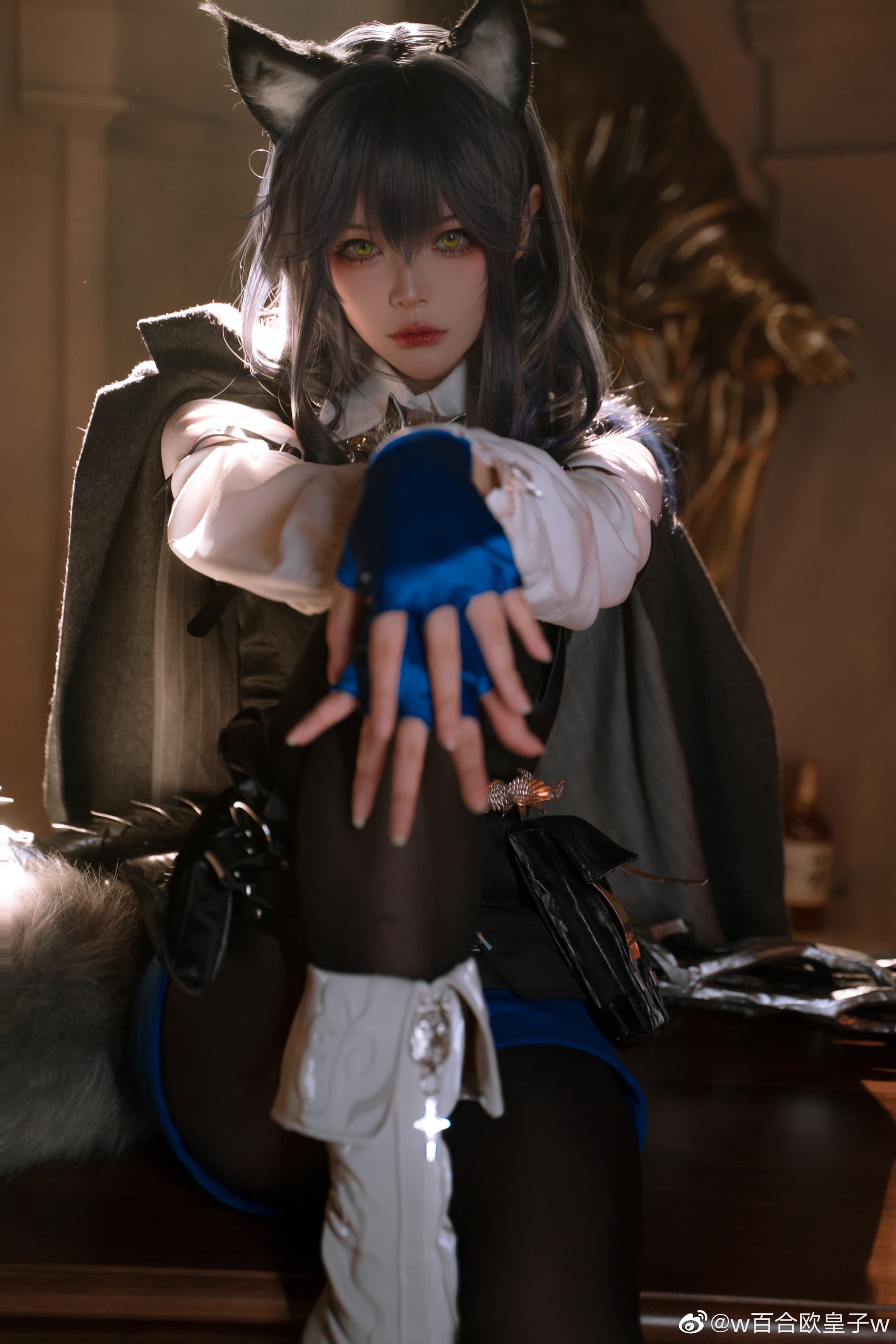 【COS】如果摆脱过去的方法只有粉碎它，那我就会粉碎它。就这么简单。 明日方舟 缄默德克萨斯@w百合欧皇子w COSPLAY-第12张