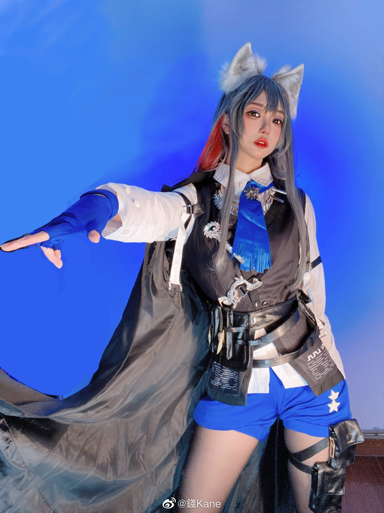 【COS】遗言转述？我不受理。明日方舟 缄默德克萨斯@錢Kane COSPLAY-第1张