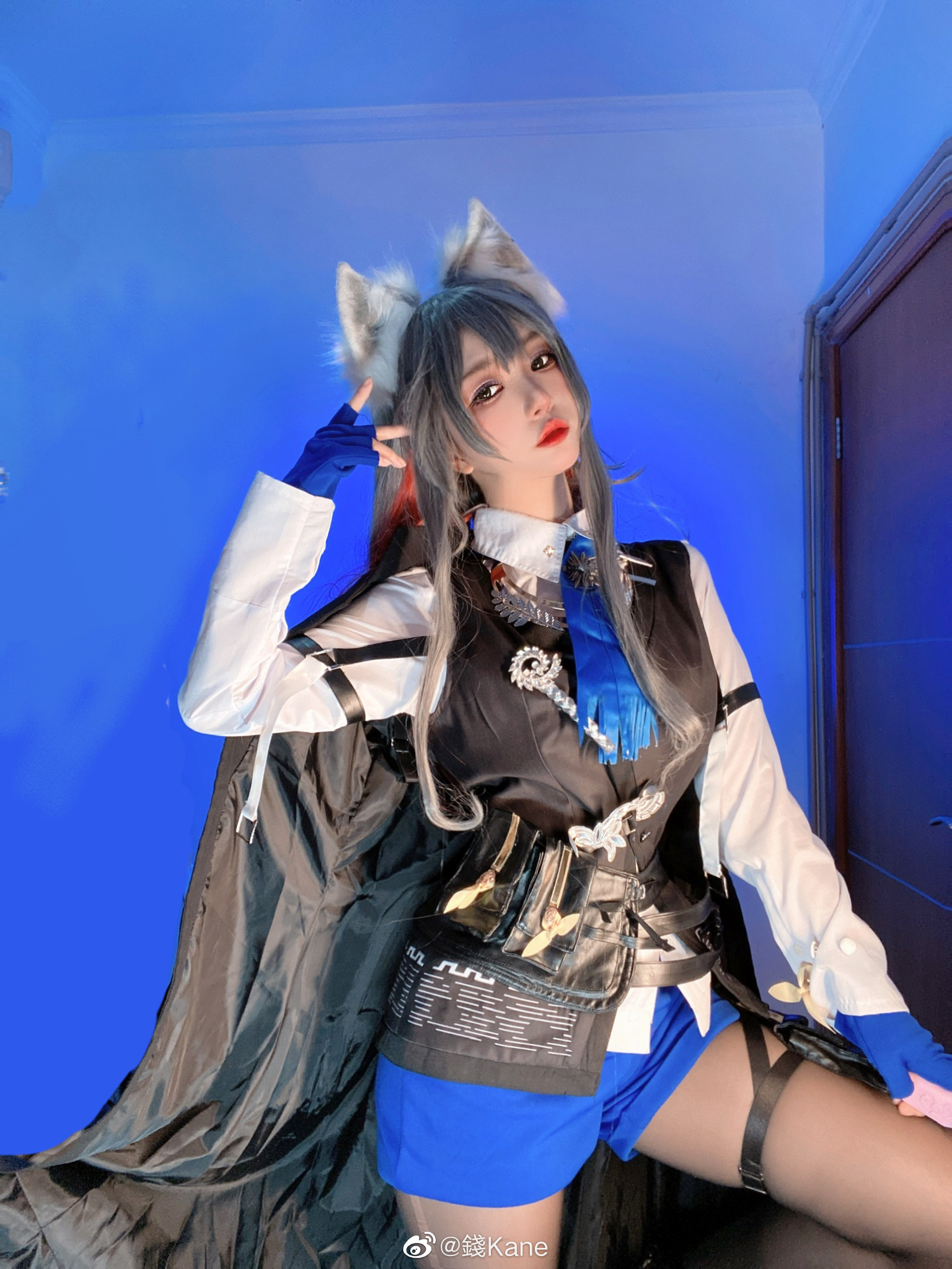 【COS】遗言转述？我不受理。明日方舟 缄默德克萨斯@錢Kane COSPLAY-第3张
