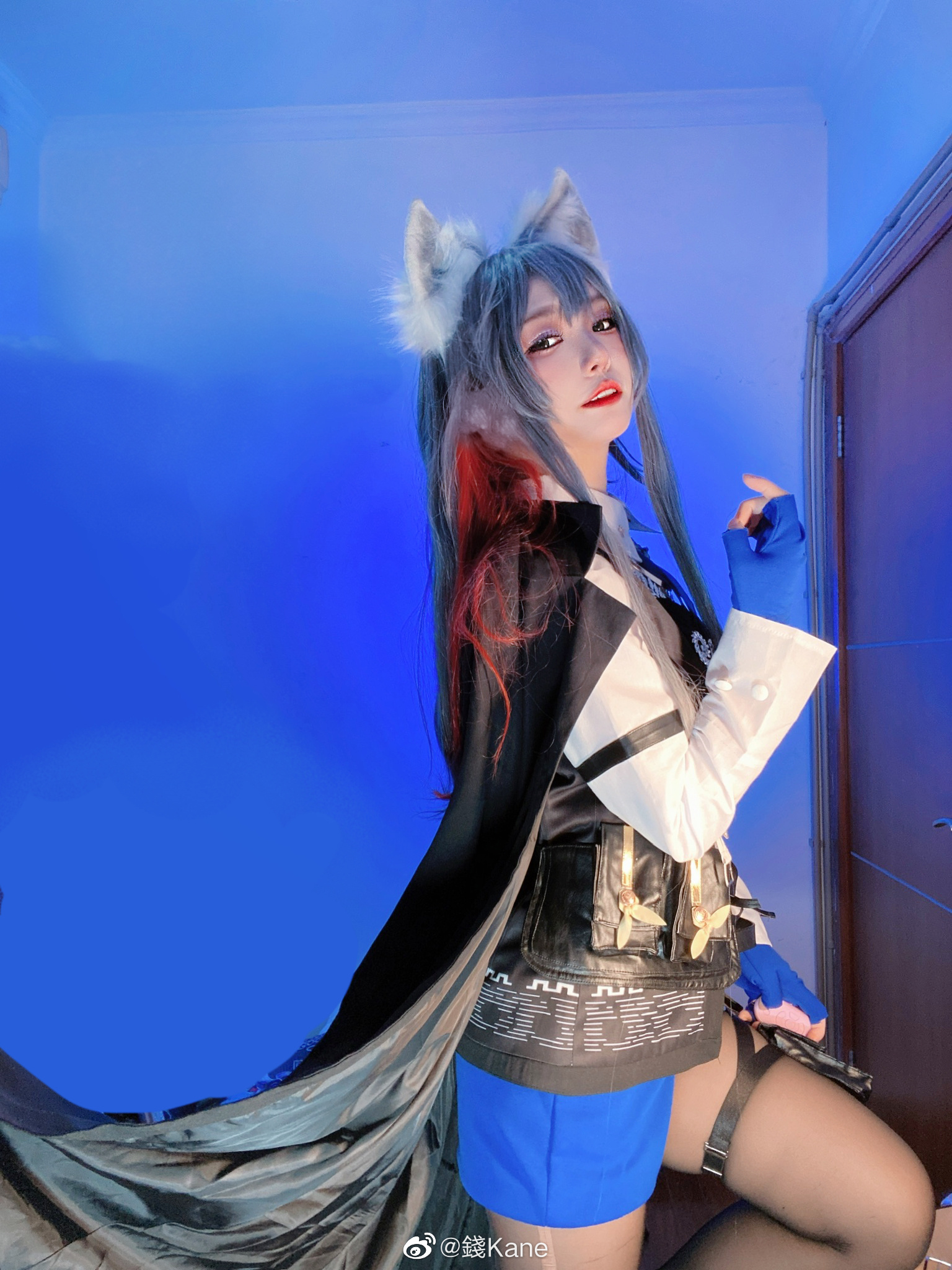 【COS】遗言转述？我不受理。明日方舟 缄默德克萨斯@錢Kane COSPLAY-第5张