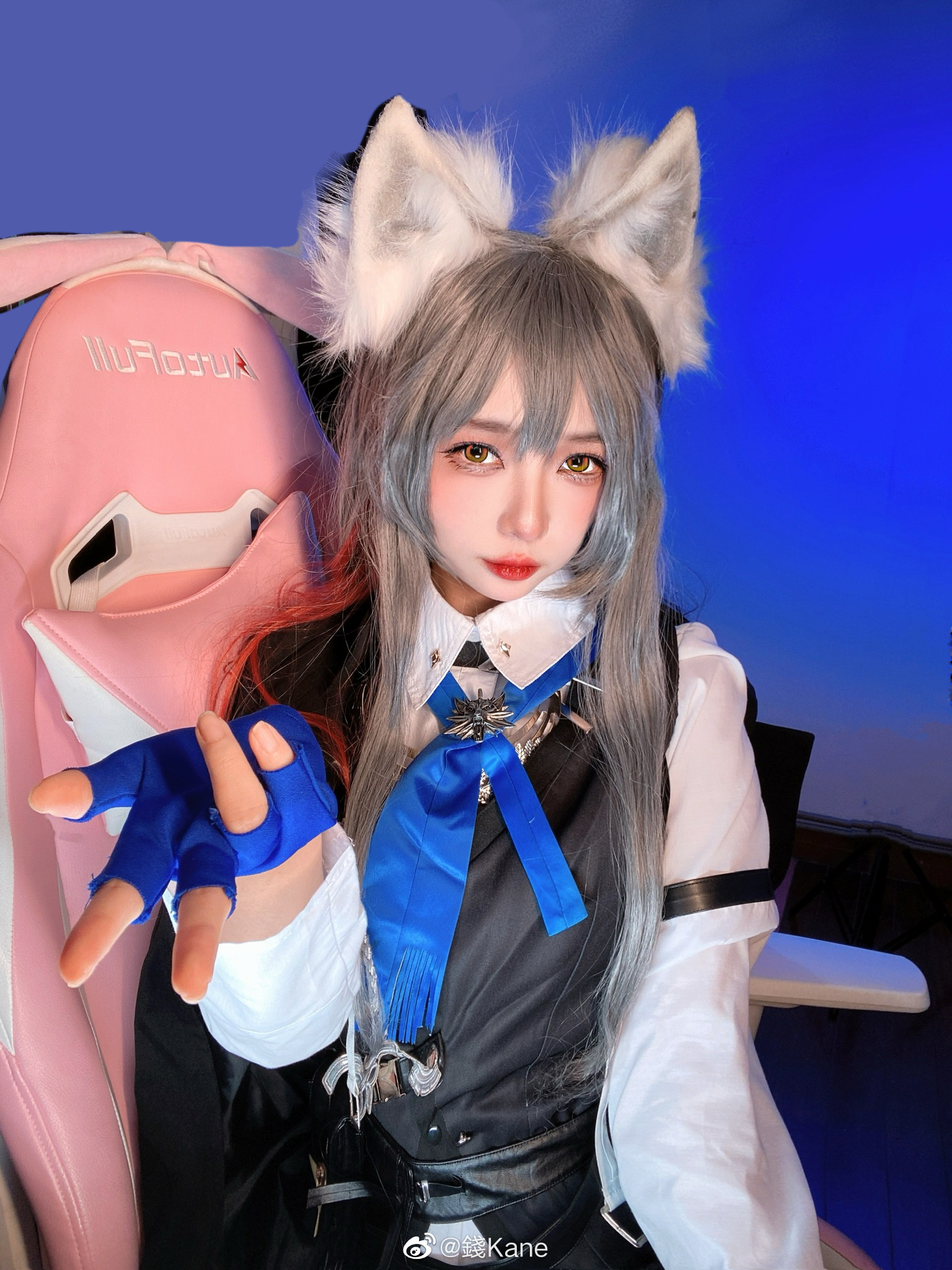 【COS】遗言转述？我不受理。明日方舟 缄默德克萨斯@錢Kane COSPLAY-第6张