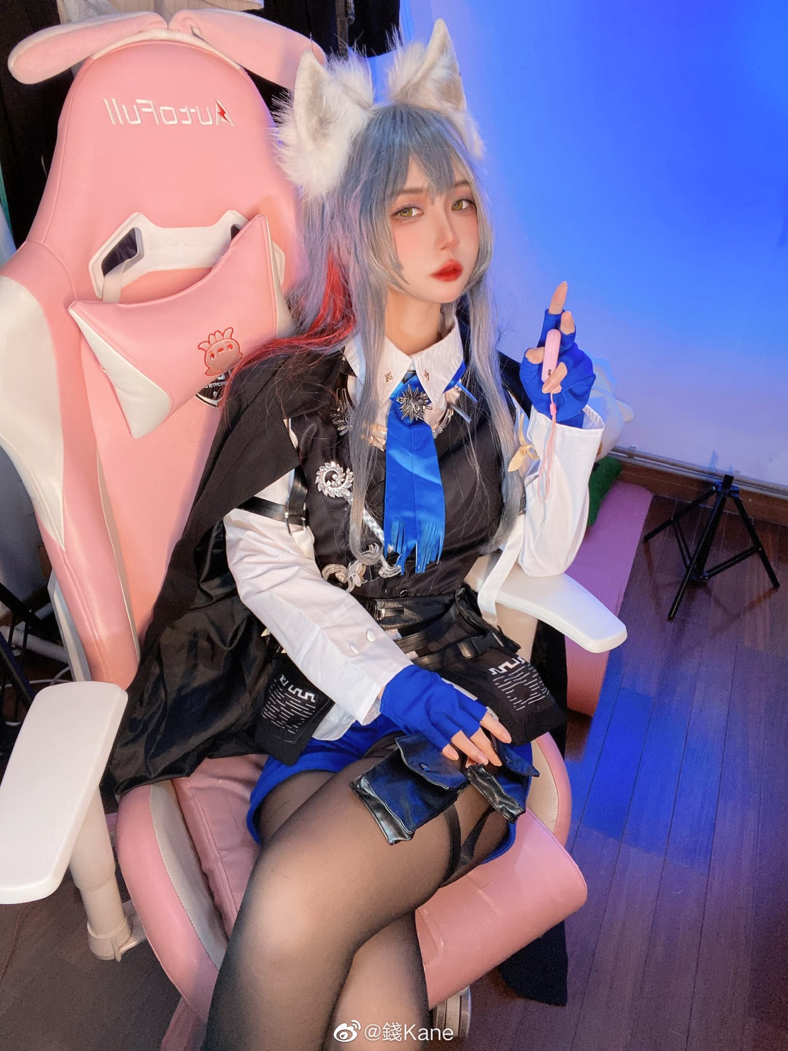 【COS】遗言转述？我不受理。明日方舟 缄默德克萨斯@錢Kane COSPLAY-第7张