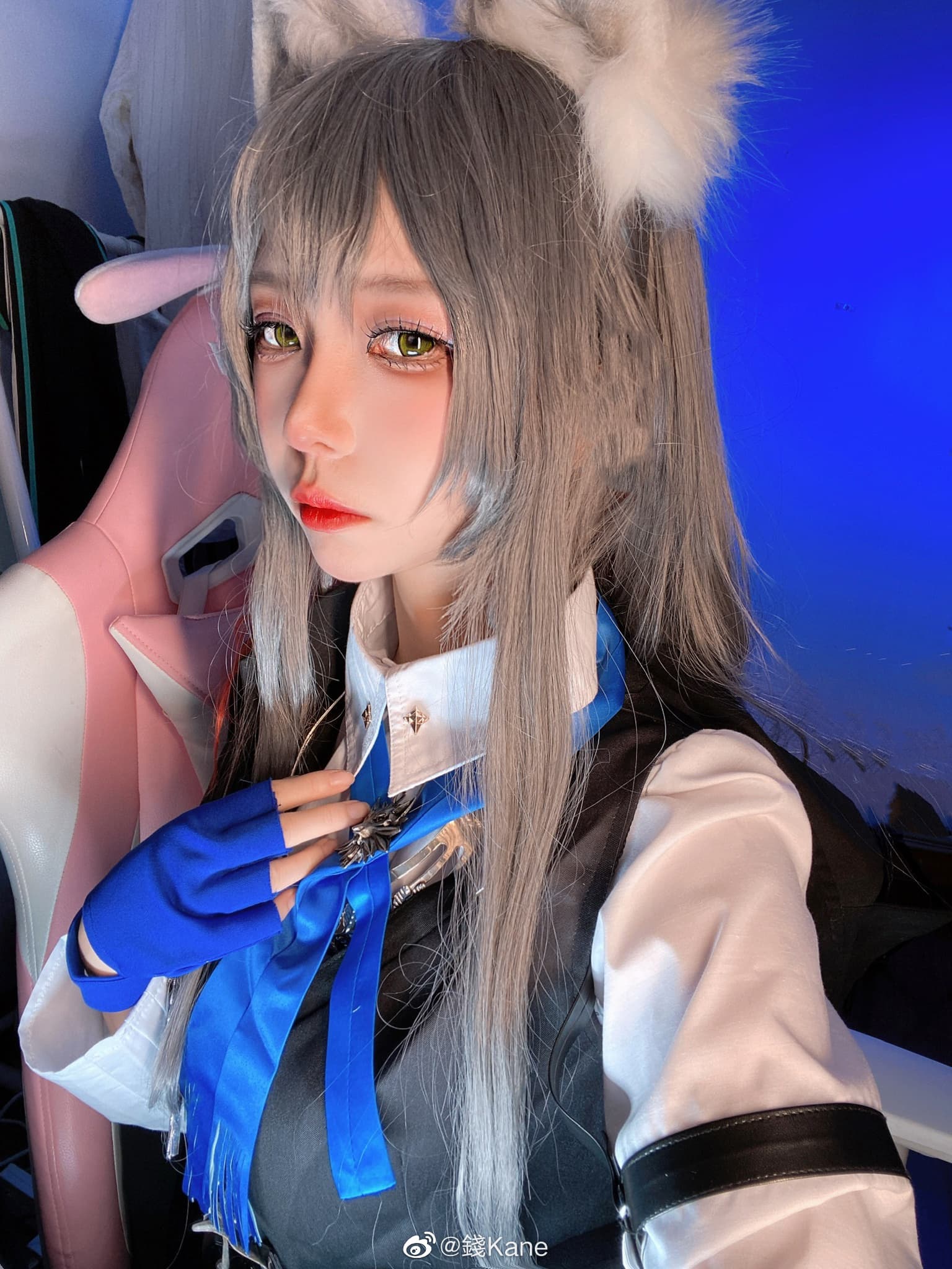 【COS】遗言转述？我不受理。明日方舟 缄默德克萨斯@錢Kane COSPLAY-第8张