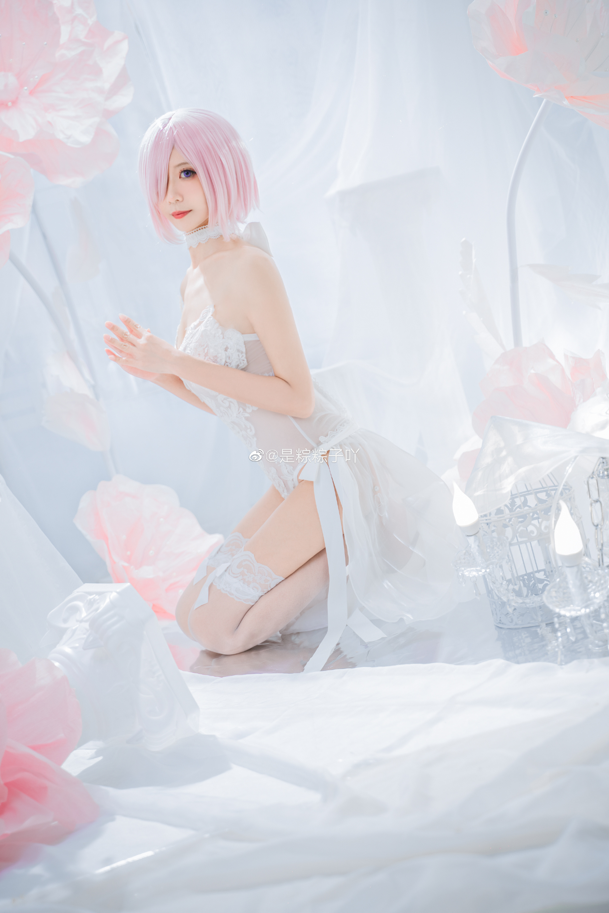 【COS】玛修同人花嫁 FGO 玛修·基列莱特@是粽粽子吖 COSPLAY-第5张