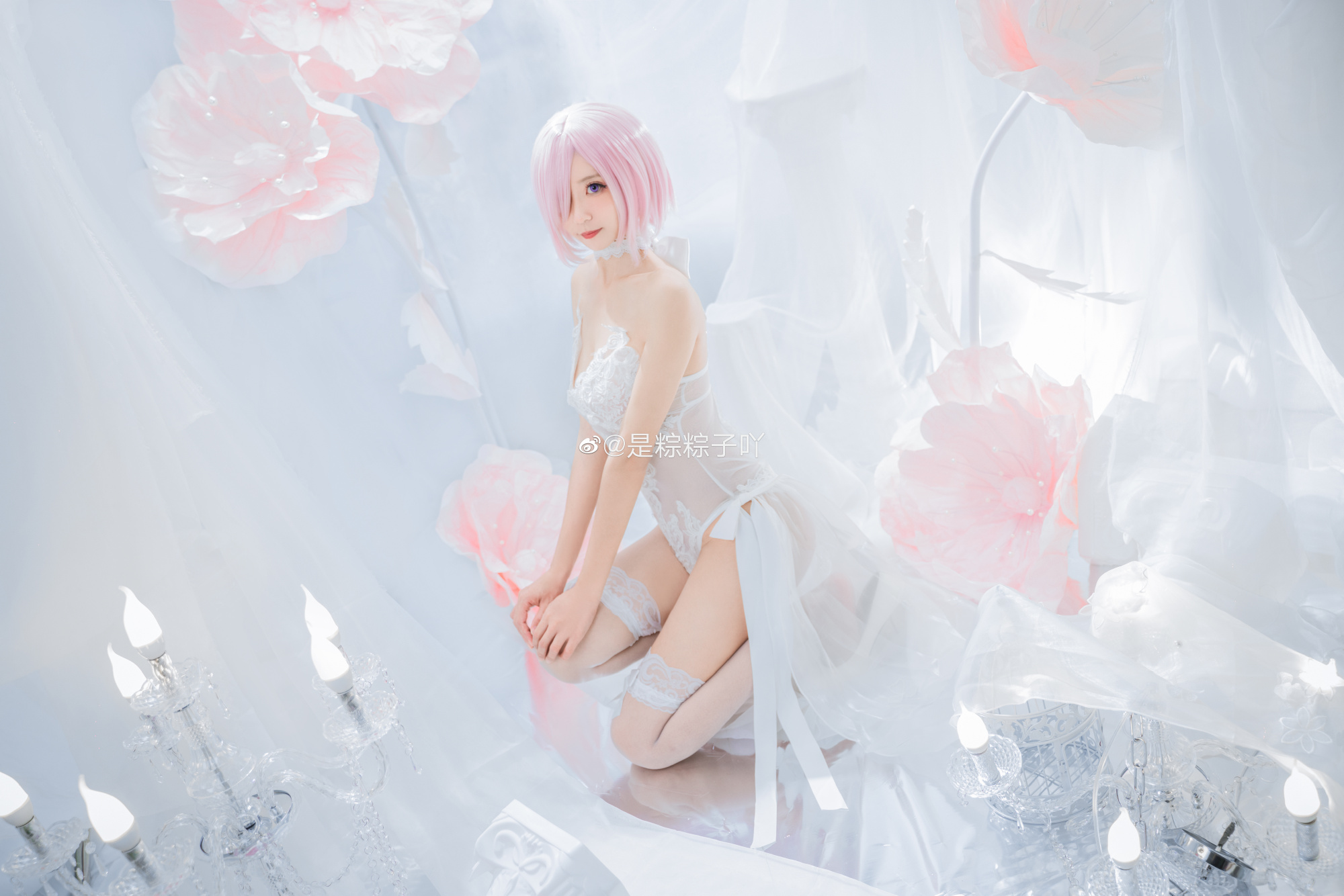 【COS】玛修同人花嫁 FGO 玛修·基列莱特@是粽粽子吖 COSPLAY-第6张