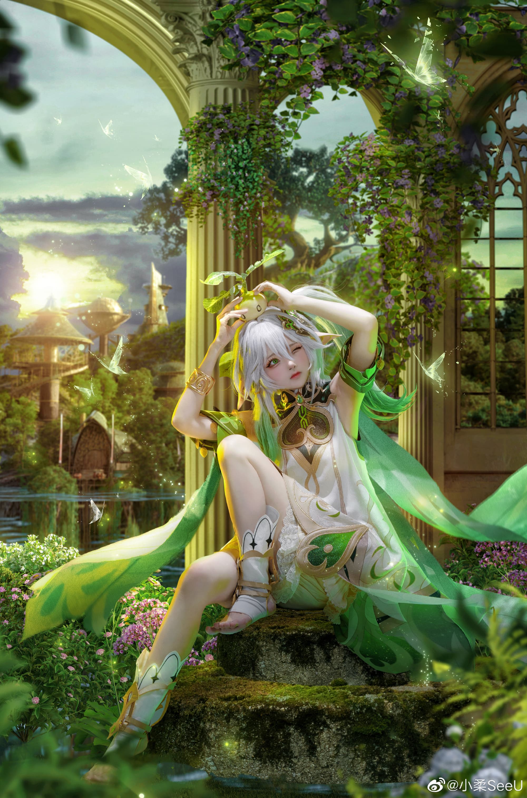 cos正片 原神小吉祥草王—纳西妲@小柔SeeU COSPLAY-第5张