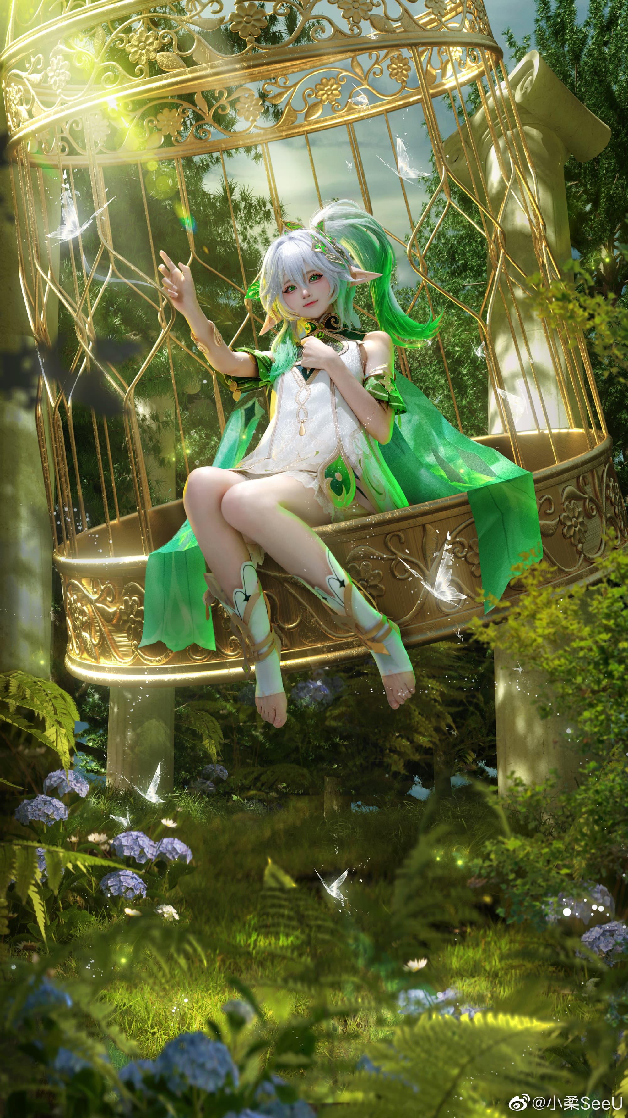 cos正片 原神小吉祥草王—纳西妲@小柔SeeU COSPLAY-第1张