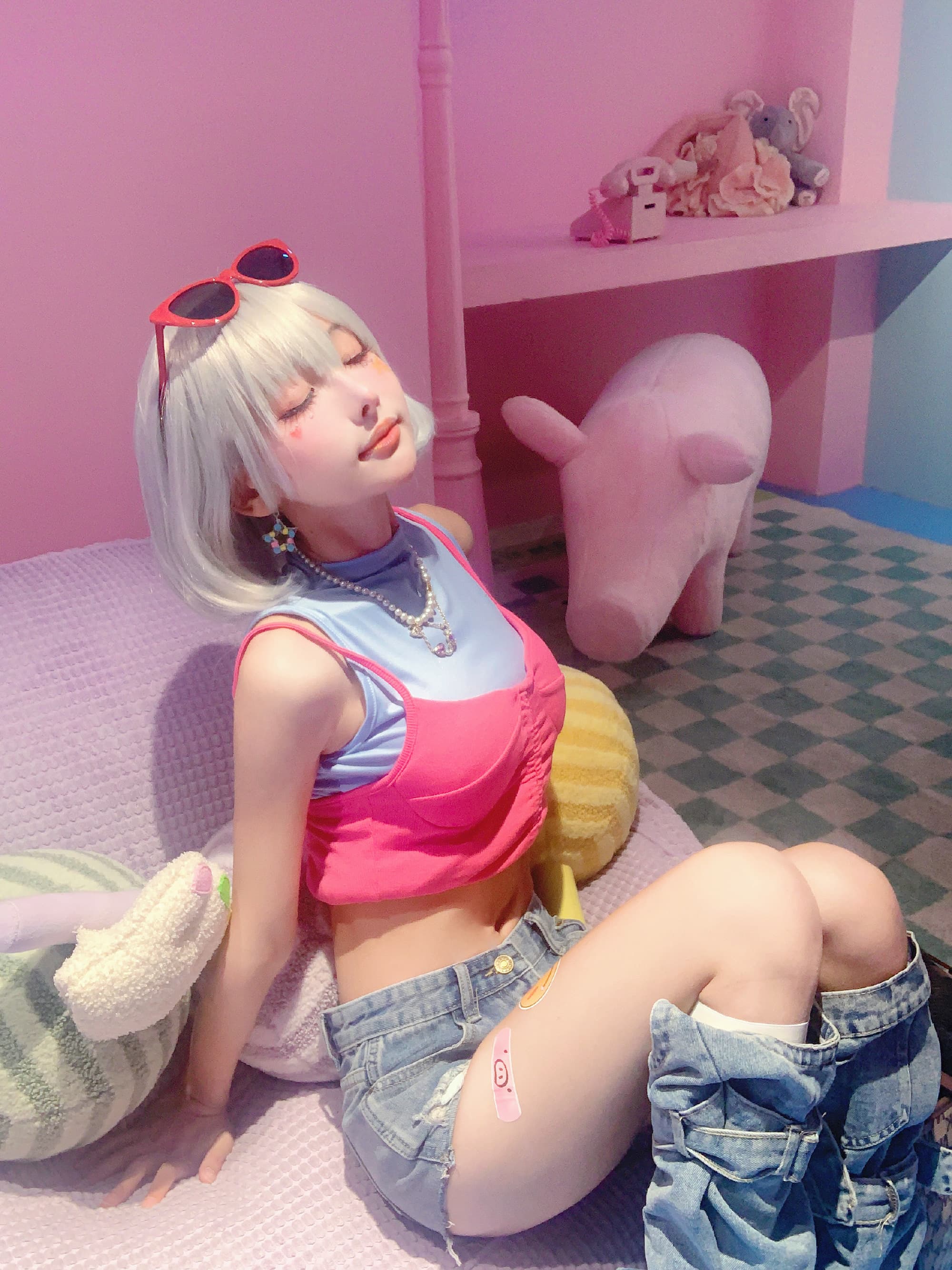 是从现实卷到虚拟了么？📀@紫氯氯 COSPLAY-第6张