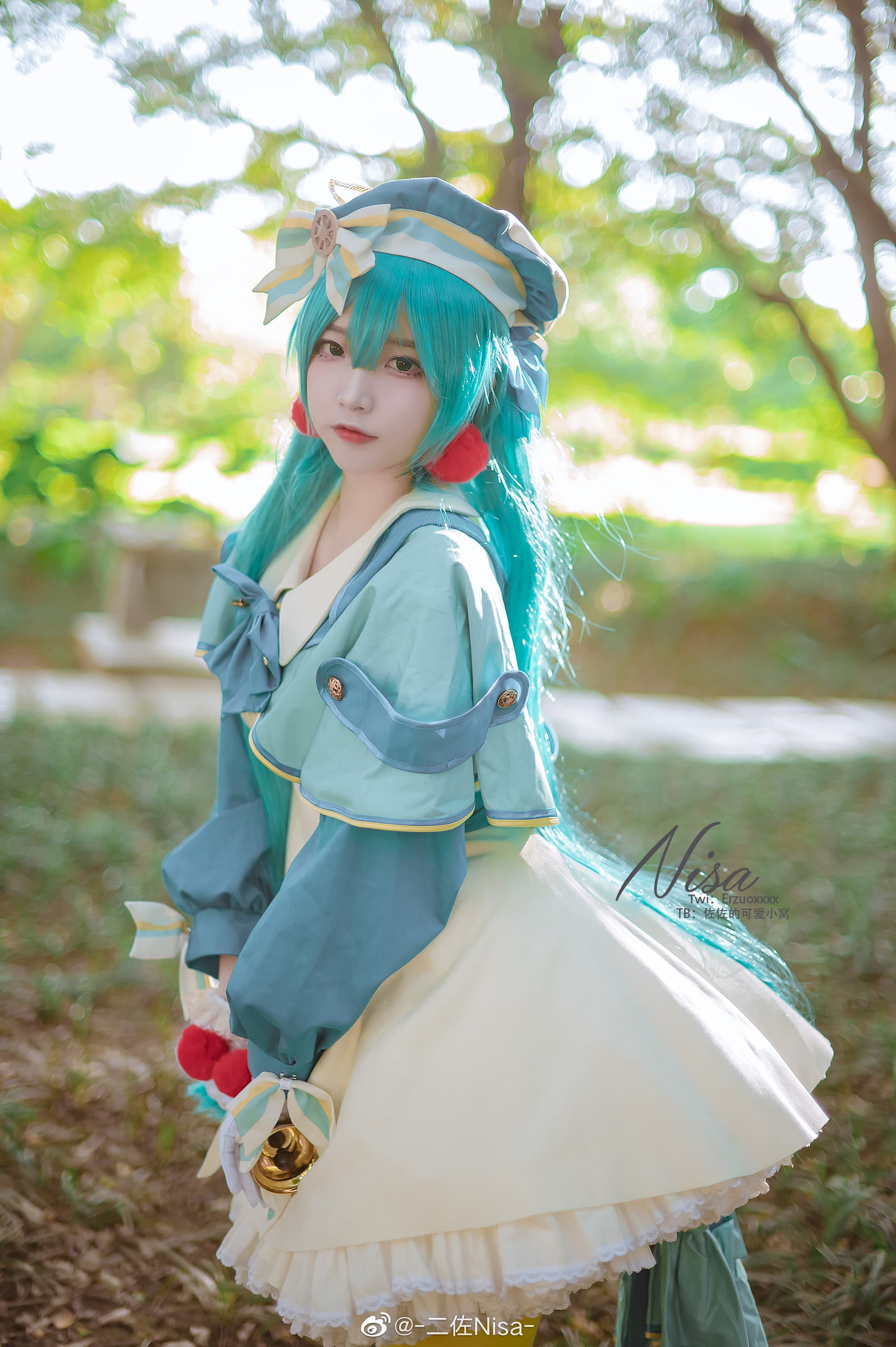 【cos正片】初音未来 波陈年老图的混更~ @-二佐Nisa- COSPLAY-第3张