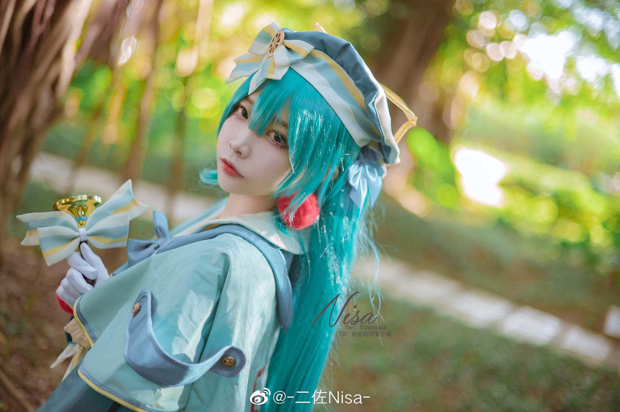 【cos正片】初音未来 波陈年老图的混更~ @-二佐Nisa- COSPLAY-第9张