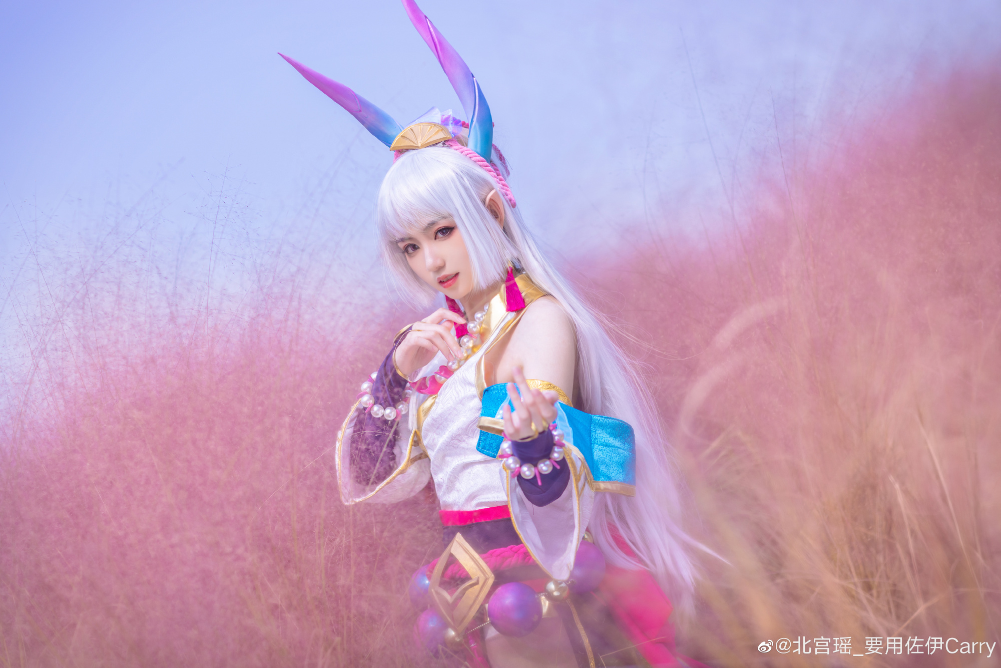 2022年 英雄联盟  灵魂莲华 辛德拉@北宫瑶_要用佐伊Carry COSPLAY-第8张