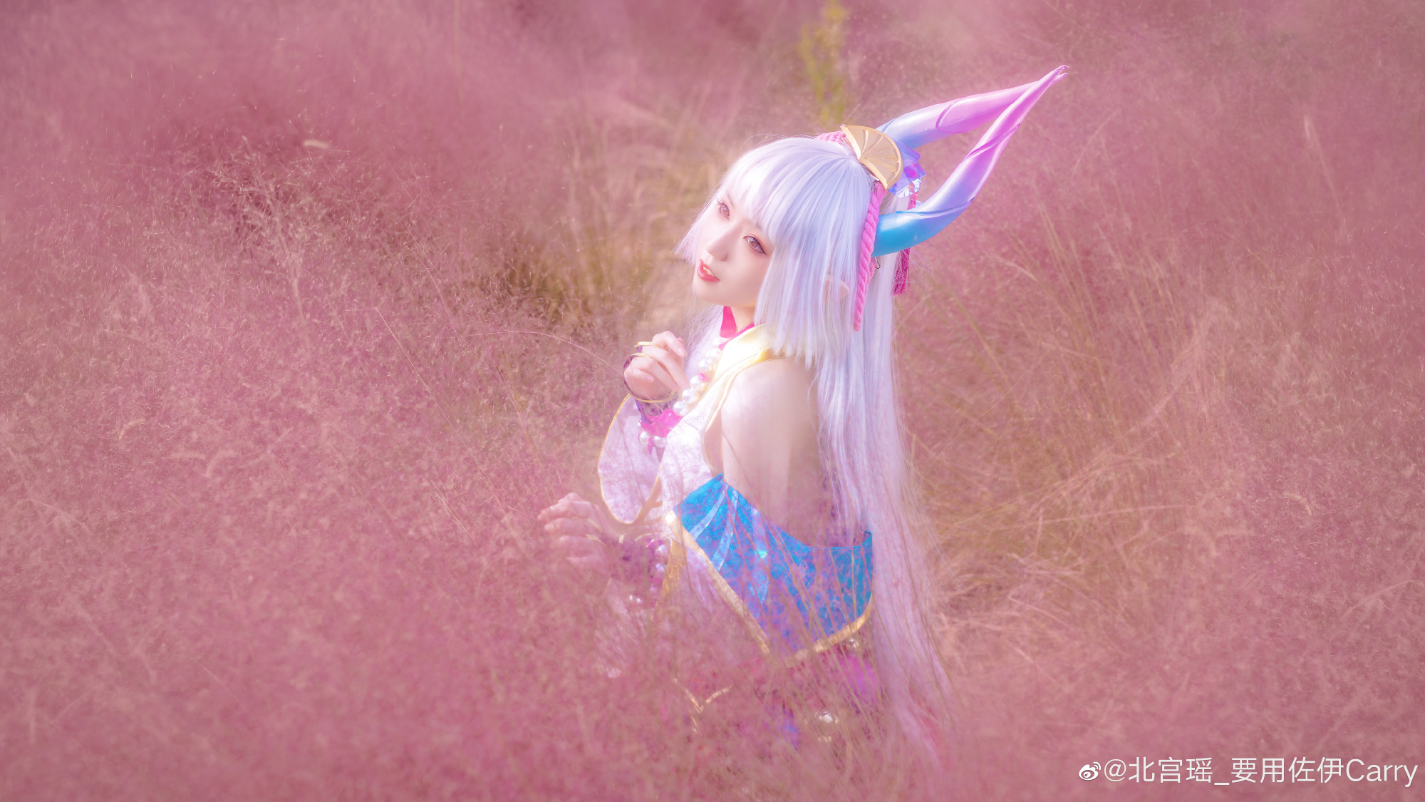 2022年 英雄联盟  灵魂莲华 辛德拉@北宫瑶_要用佐伊Carry COSPLAY-第7张