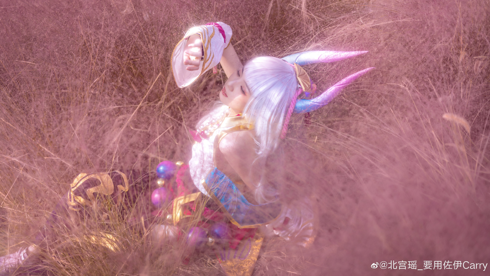 2022年 英雄联盟  灵魂莲华 辛德拉@北宫瑶_要用佐伊Carry COSPLAY-第6张