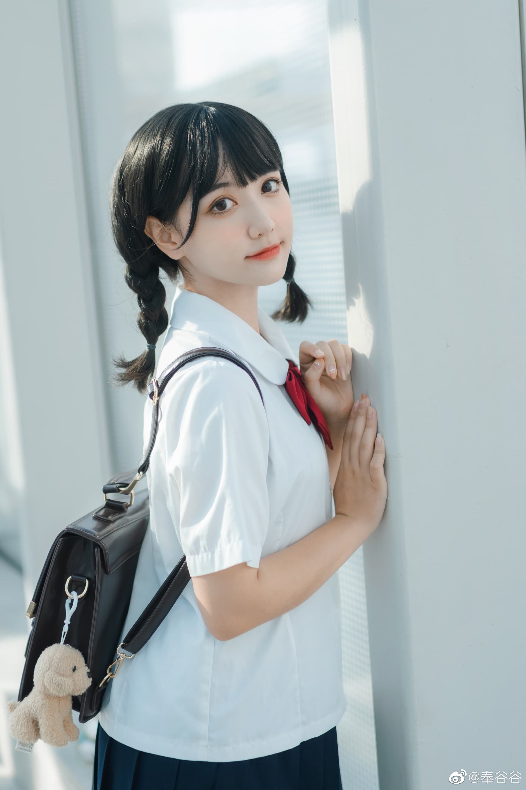 jk 日系写真「 天台的阳光@奉谷谷 JK-第7张