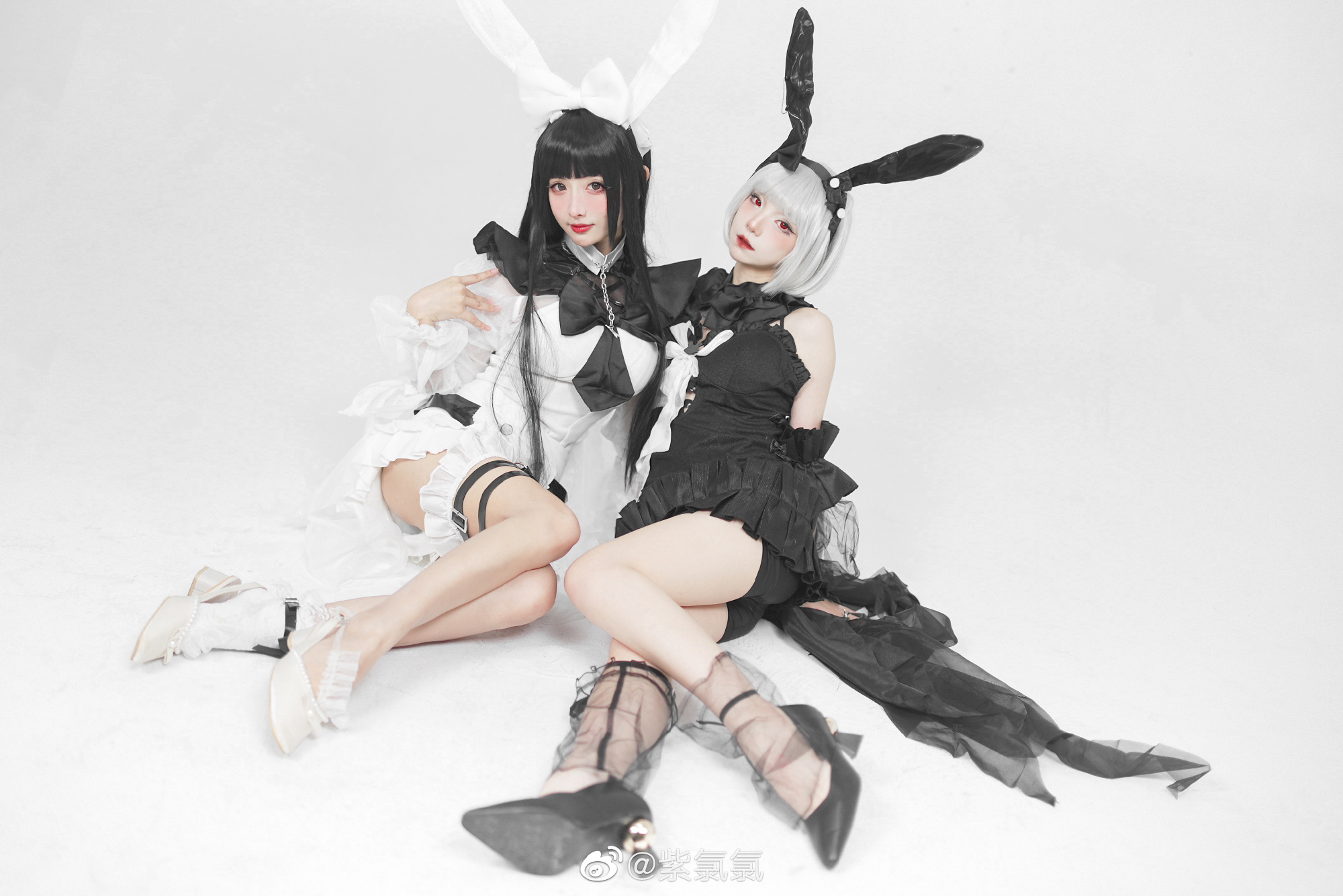【COS】您好 欢迎来到兔兔🐰国度 白兔@紫氯氯  黑兔@杜杜Dolly_ COSPLAY-第10张
