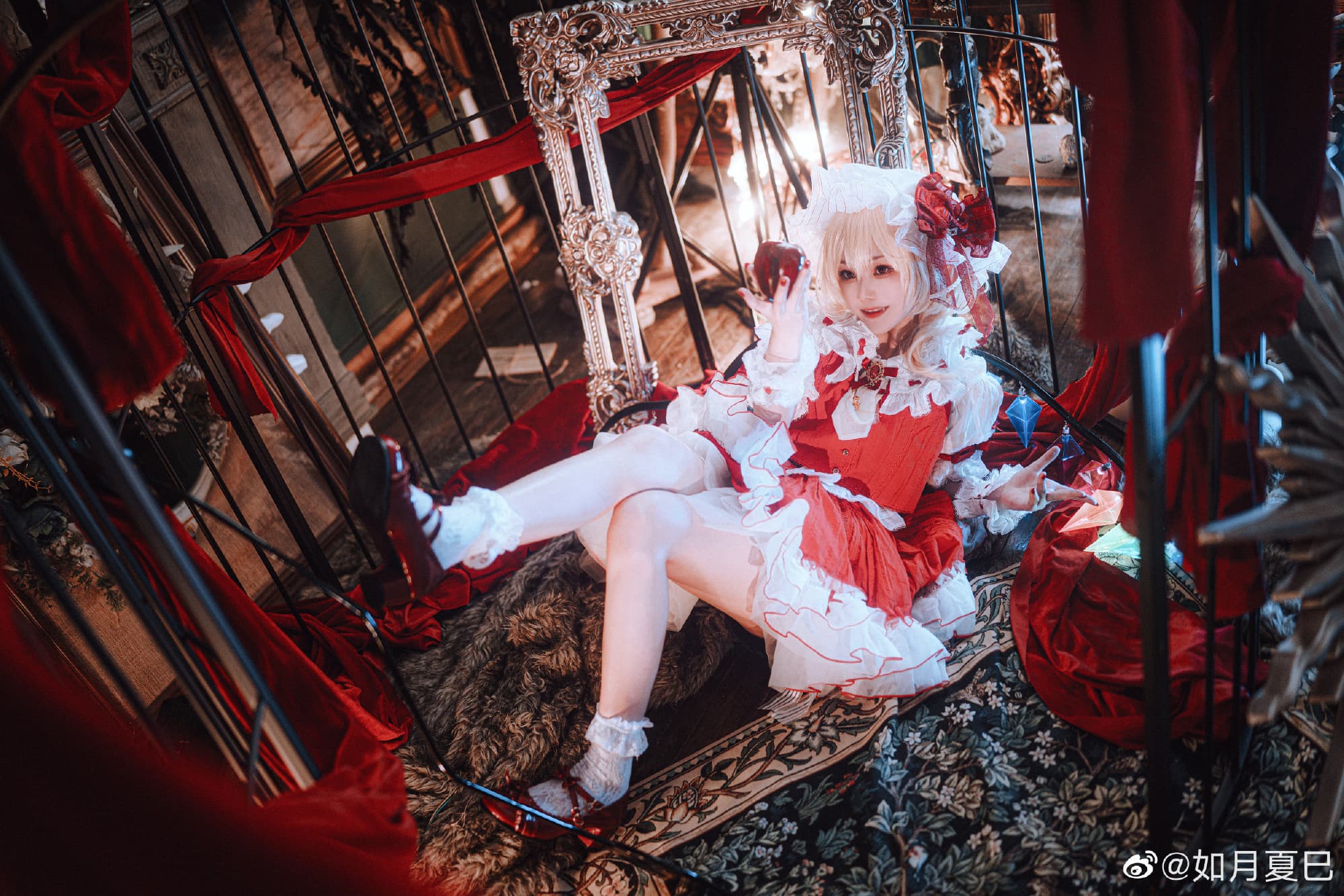 来个人跟我玩嘛！东方project 芙兰朵露@如月夏巳 COSPLAY-第10张