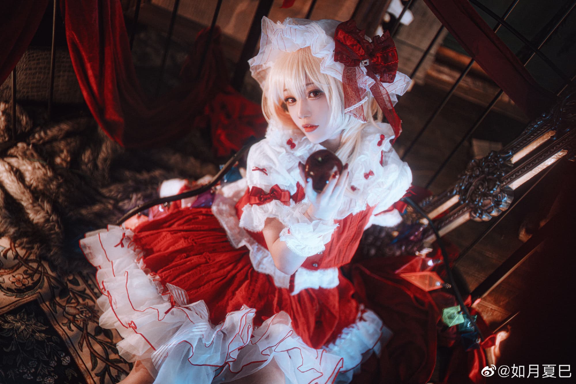 来个人跟我玩嘛！东方project 芙兰朵露@如月夏巳 COSPLAY-第11张