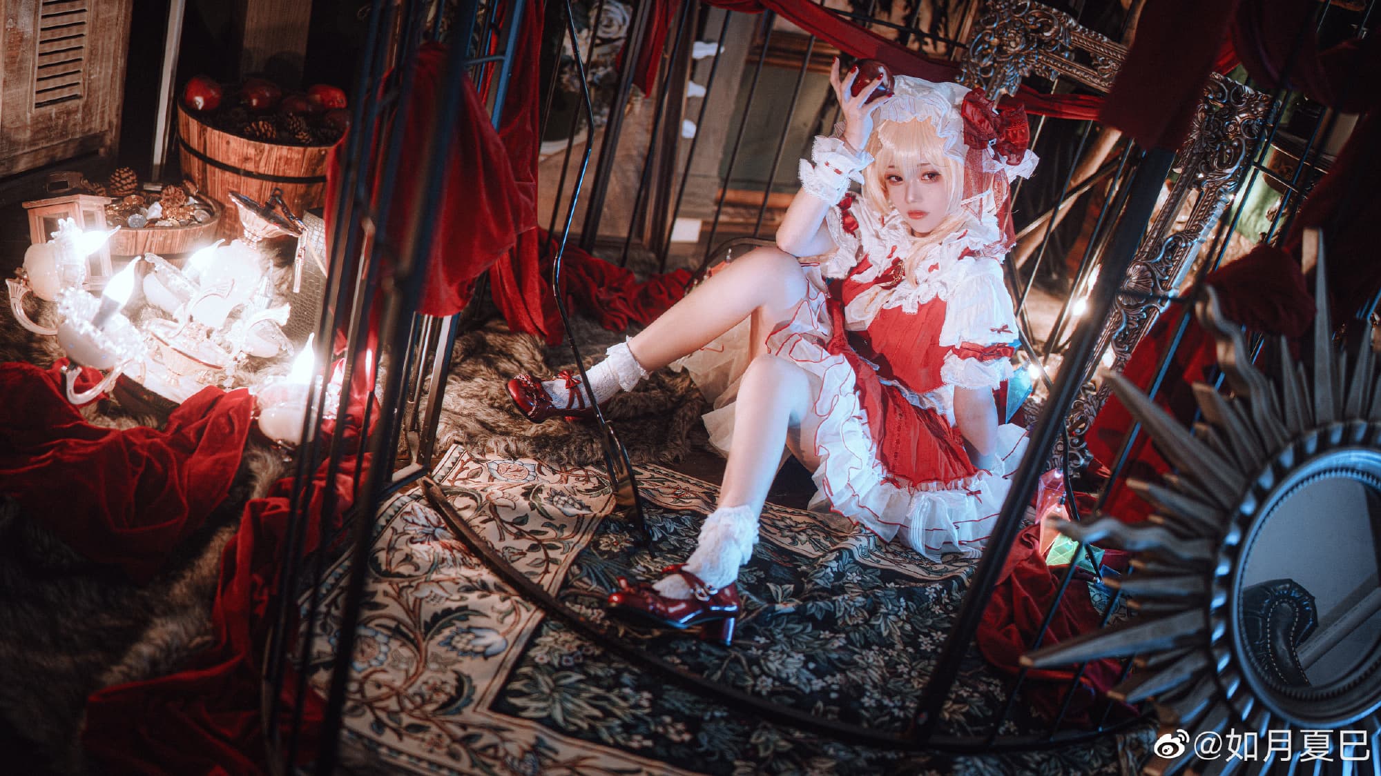 来个人跟我玩嘛！东方project 芙兰朵露@如月夏巳 COSPLAY-第15张