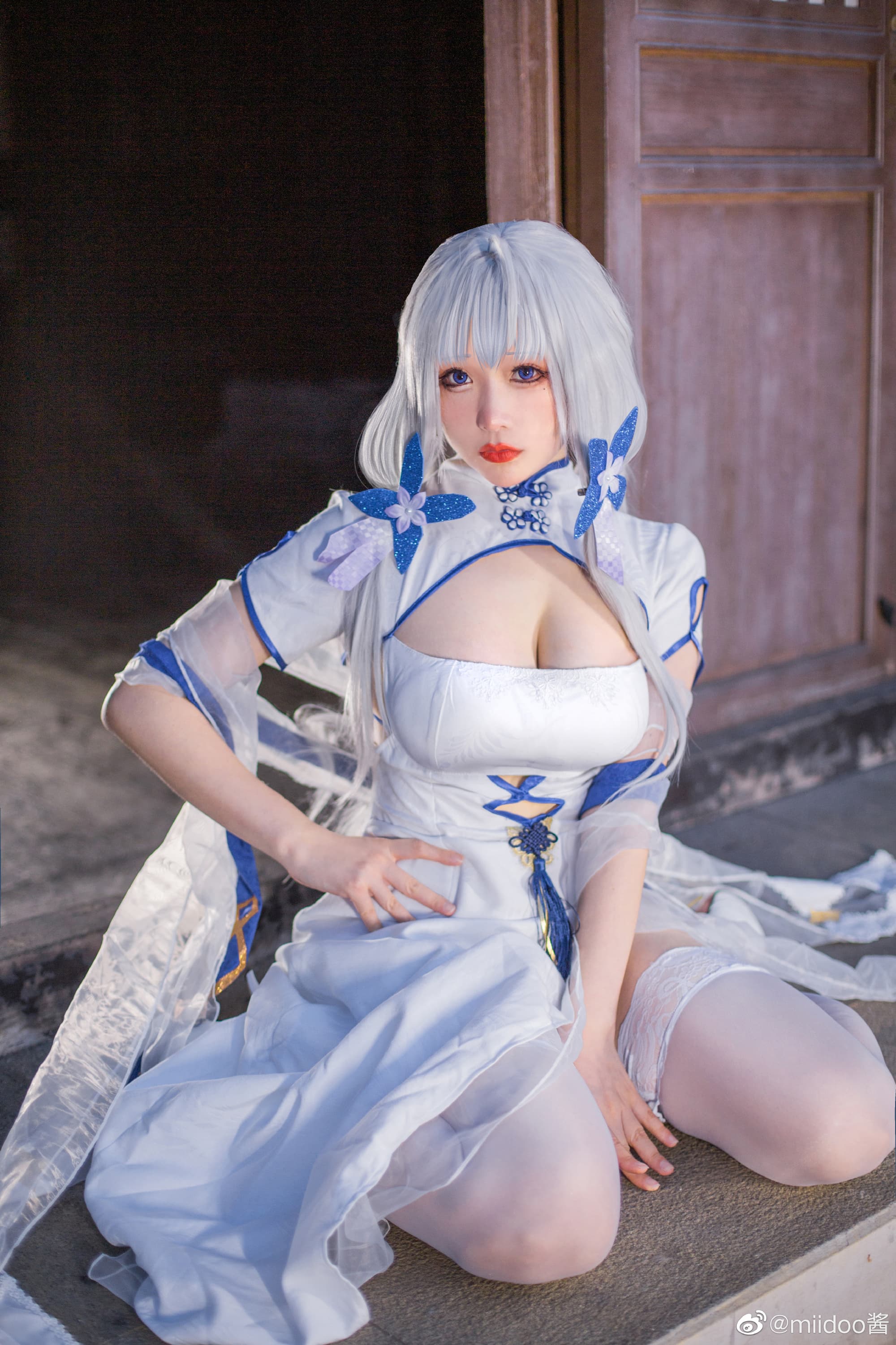 【COS】姨里姨气的  带劲儿 碧蓝航线 光辉旗袍@miidoo酱 COSPLAY-第1张
