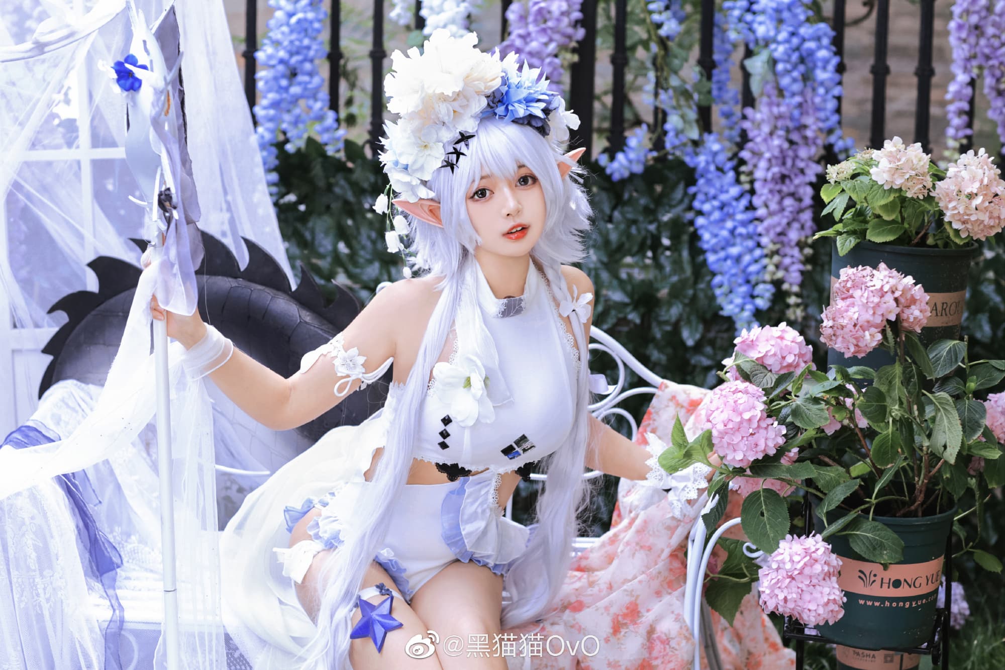 【COS】嗯……是嘉维尔送的泳装 明日方舟 特米米@黑猫猫OvO COSPLAY-第10张
