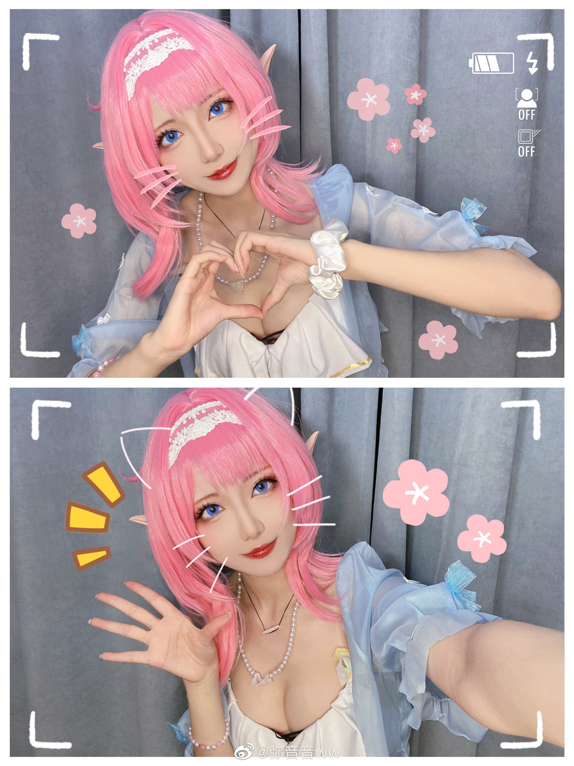 【COS】 崩坏3 爱莉希雅@弥音音ww COSPLAY-第3张